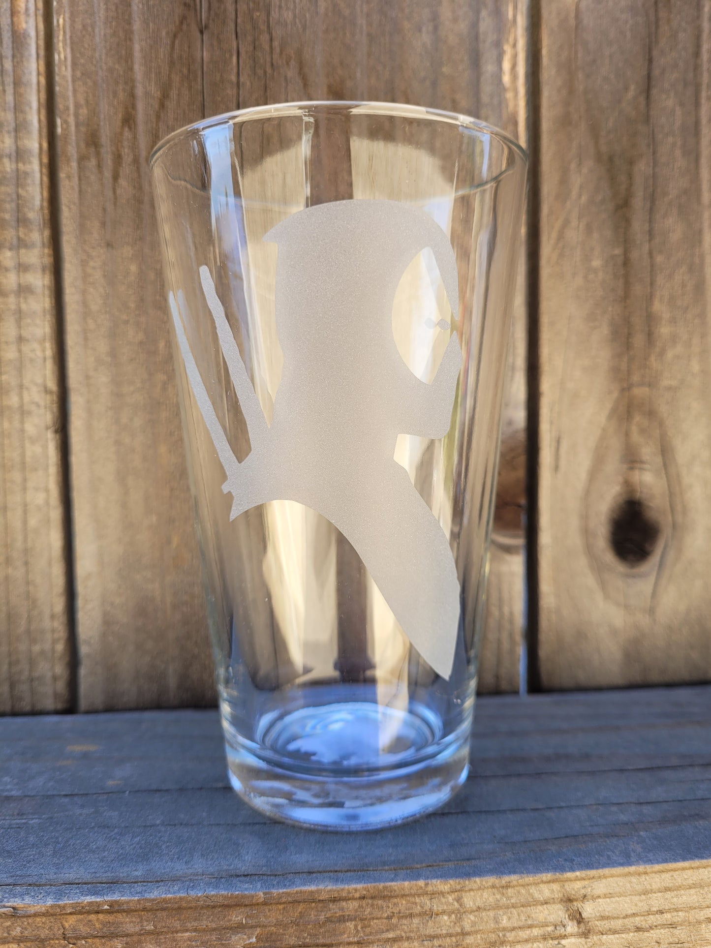 Deadpool (Side profile) Pint Glass - Made to Order