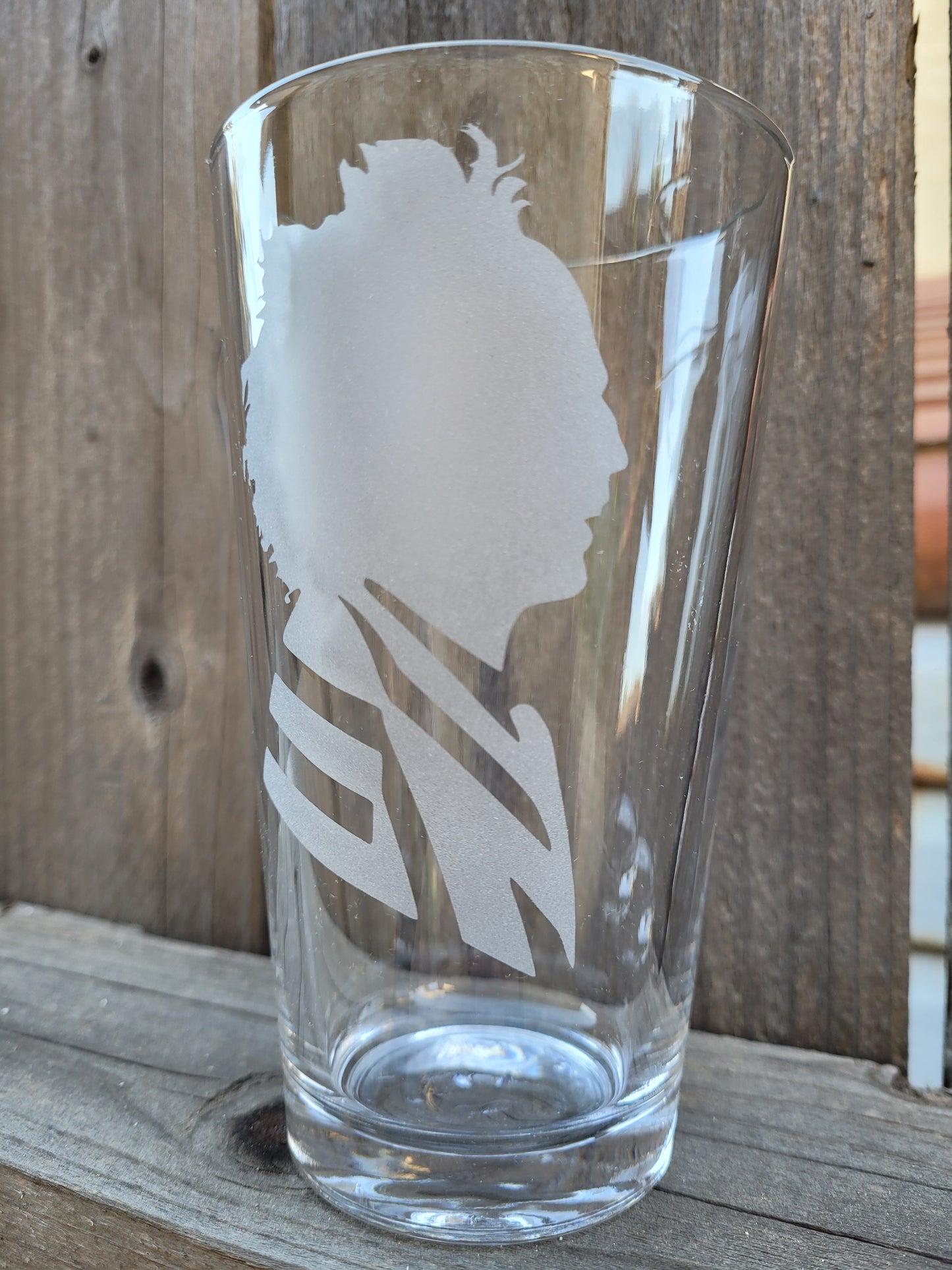 BeetleJuice (Silhouette) Pint Glass - Made to Order