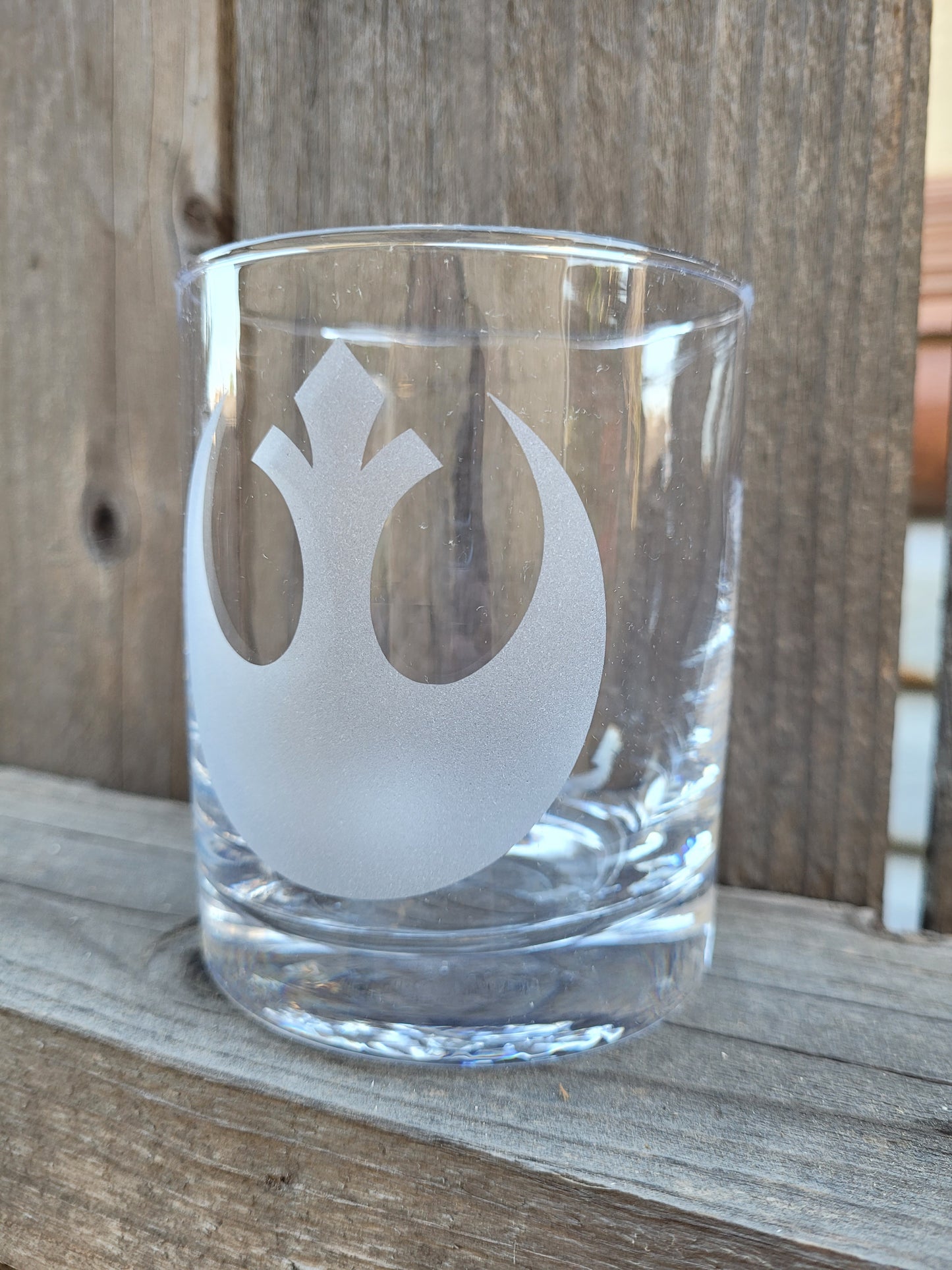 Rebel Logo Rocks Glass - Made to Order
