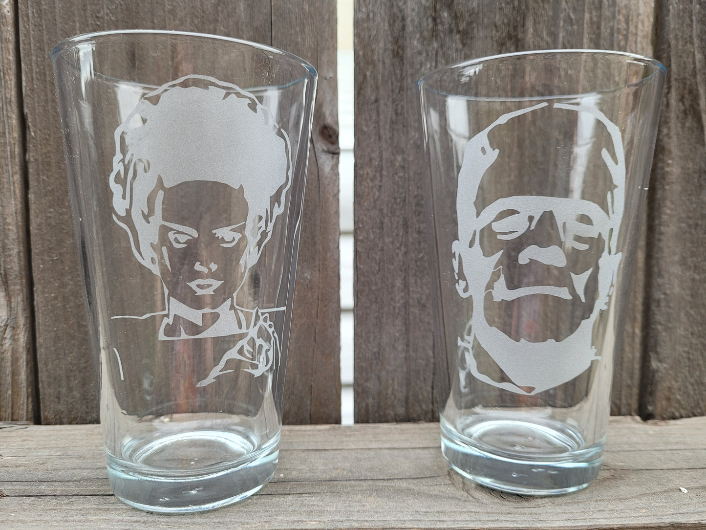 Frankenstein's Monster Pint Glass - Made to Order