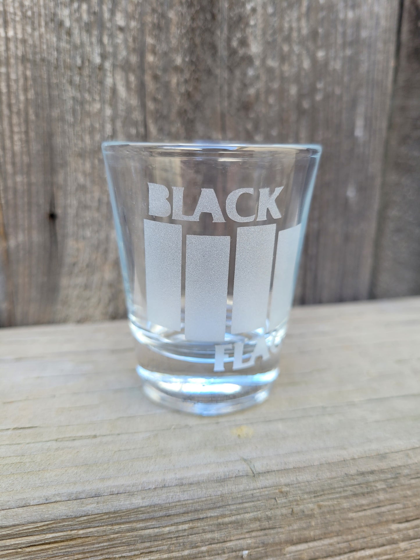 Black Flag Shot Glass - Made to Order