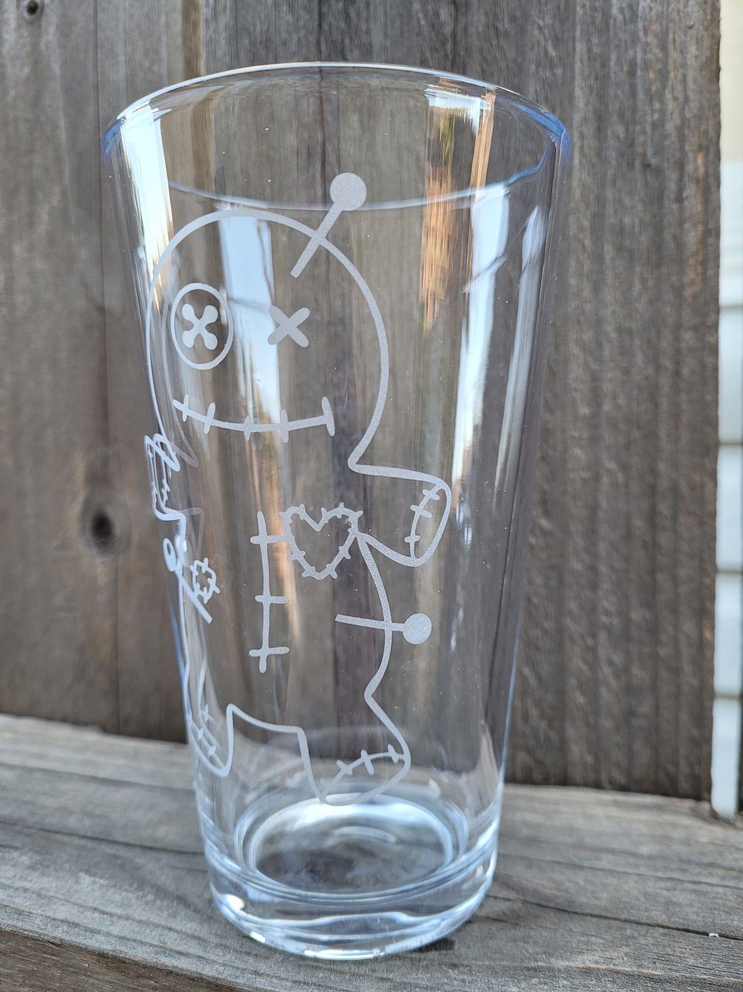 VooDoo Doll Pint Glass - Made to Order