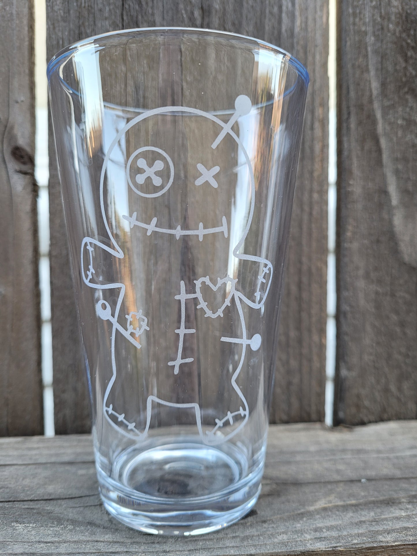 VooDoo Doll Pint Glass - Made to Order