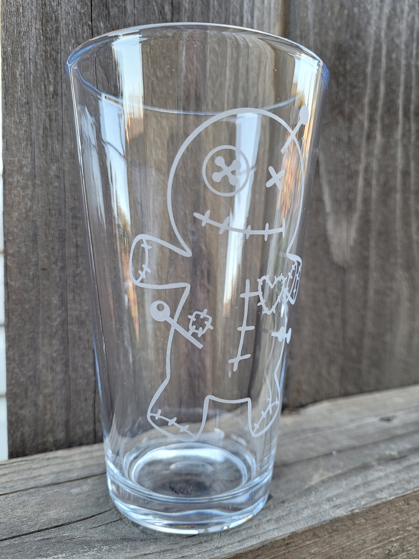 VooDoo Doll Pint Glass - Made to Order