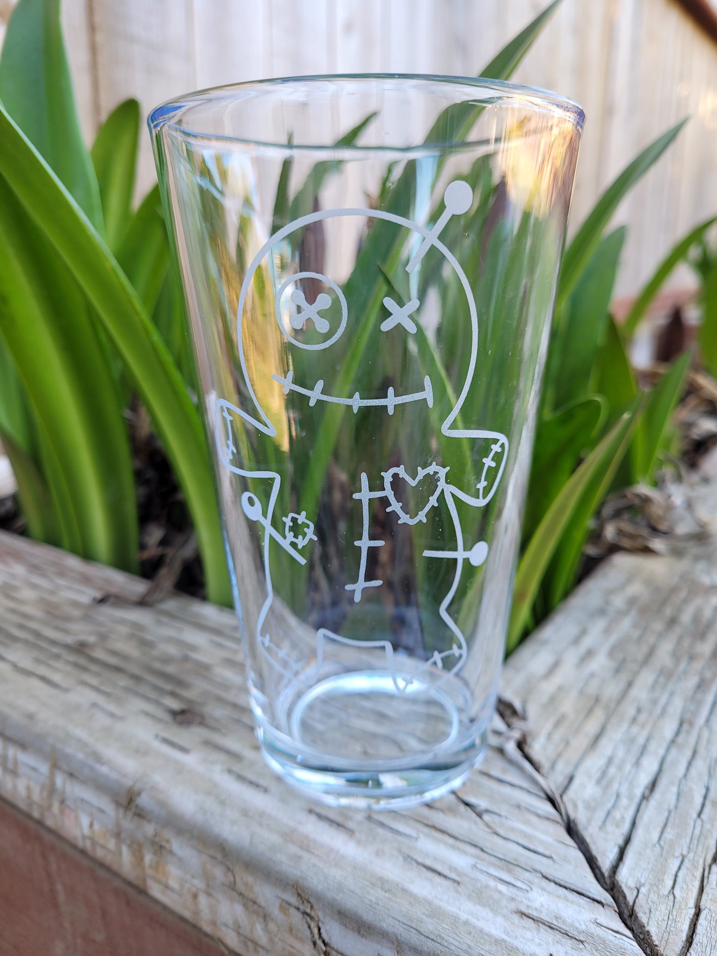 VooDoo Doll Pint Glass - Made to Order