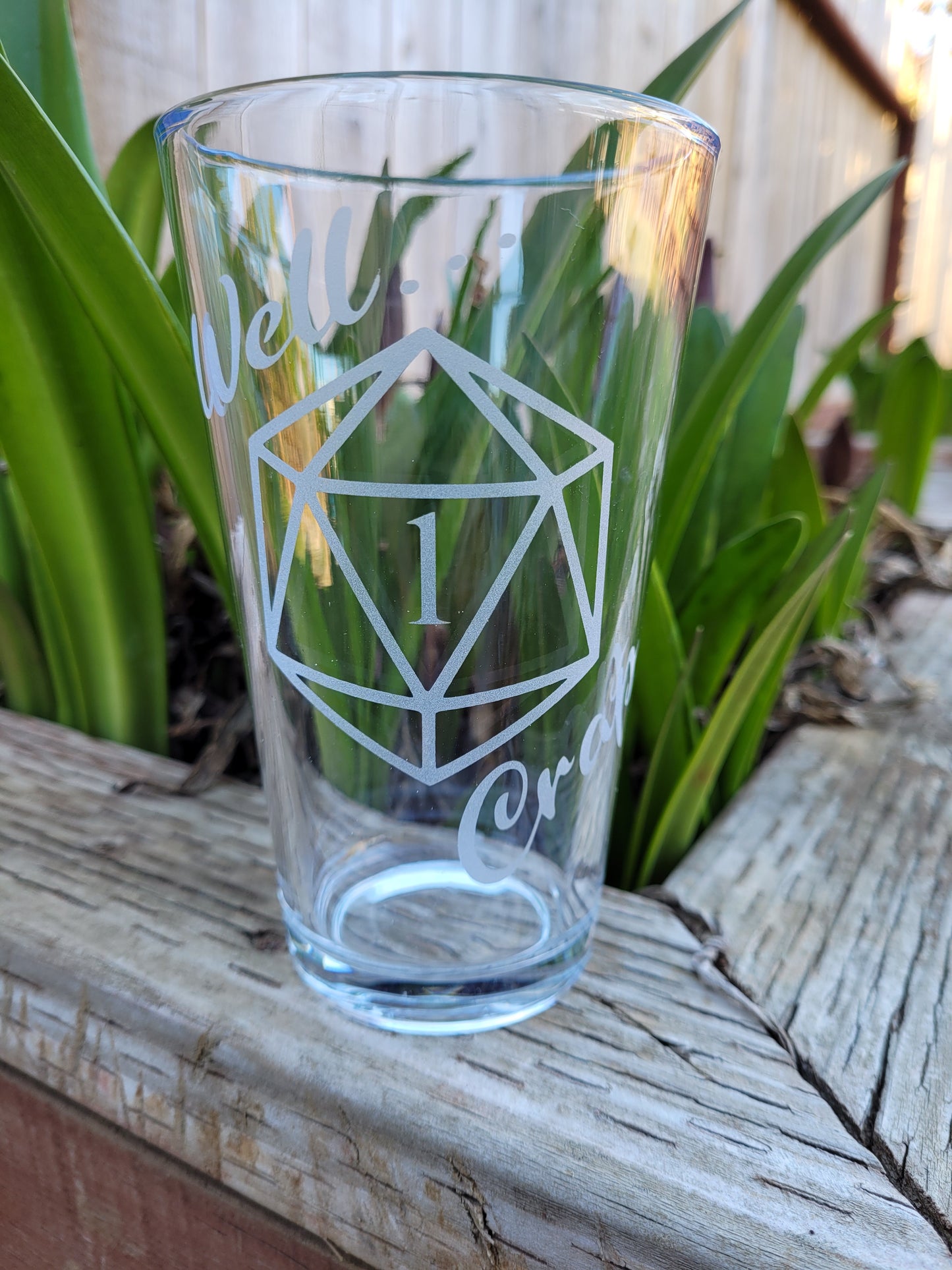 Well Crap Pint Glass - Made to Order