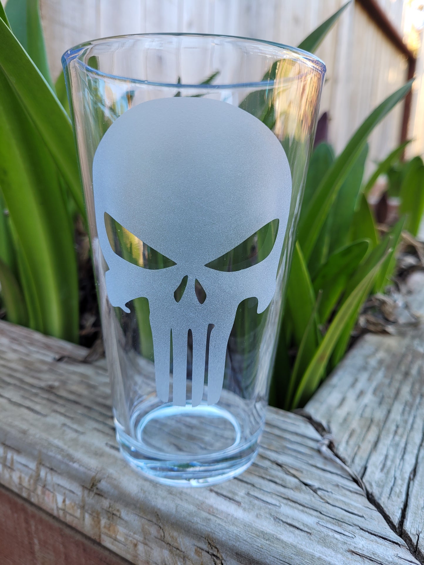 Punisher Pint Glass - Made to Order