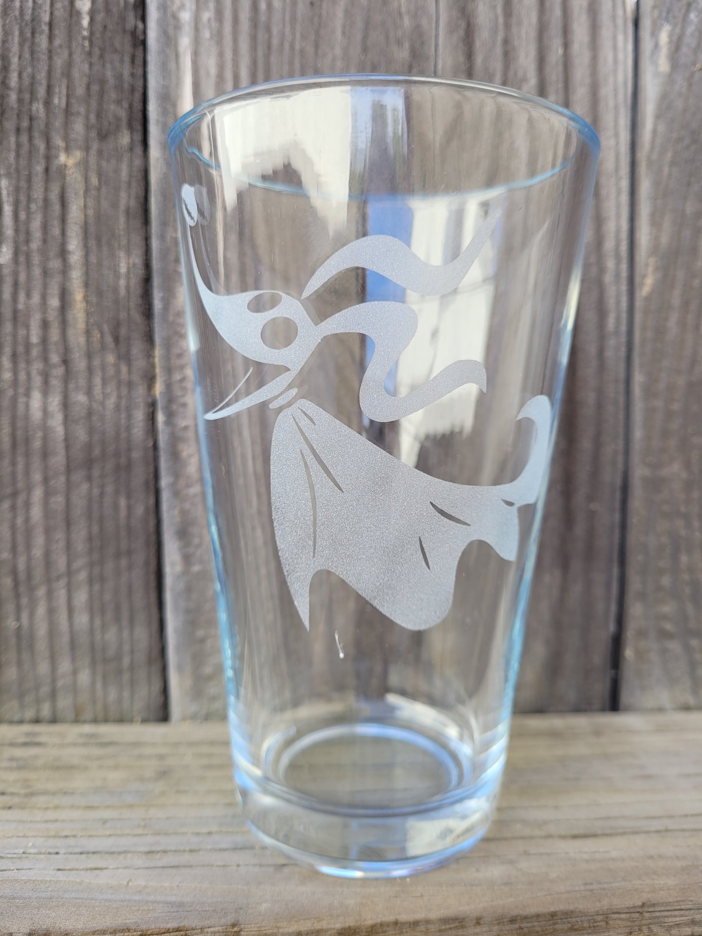 Zero - Nightmare before Christmas Pint Glass - Made to Order