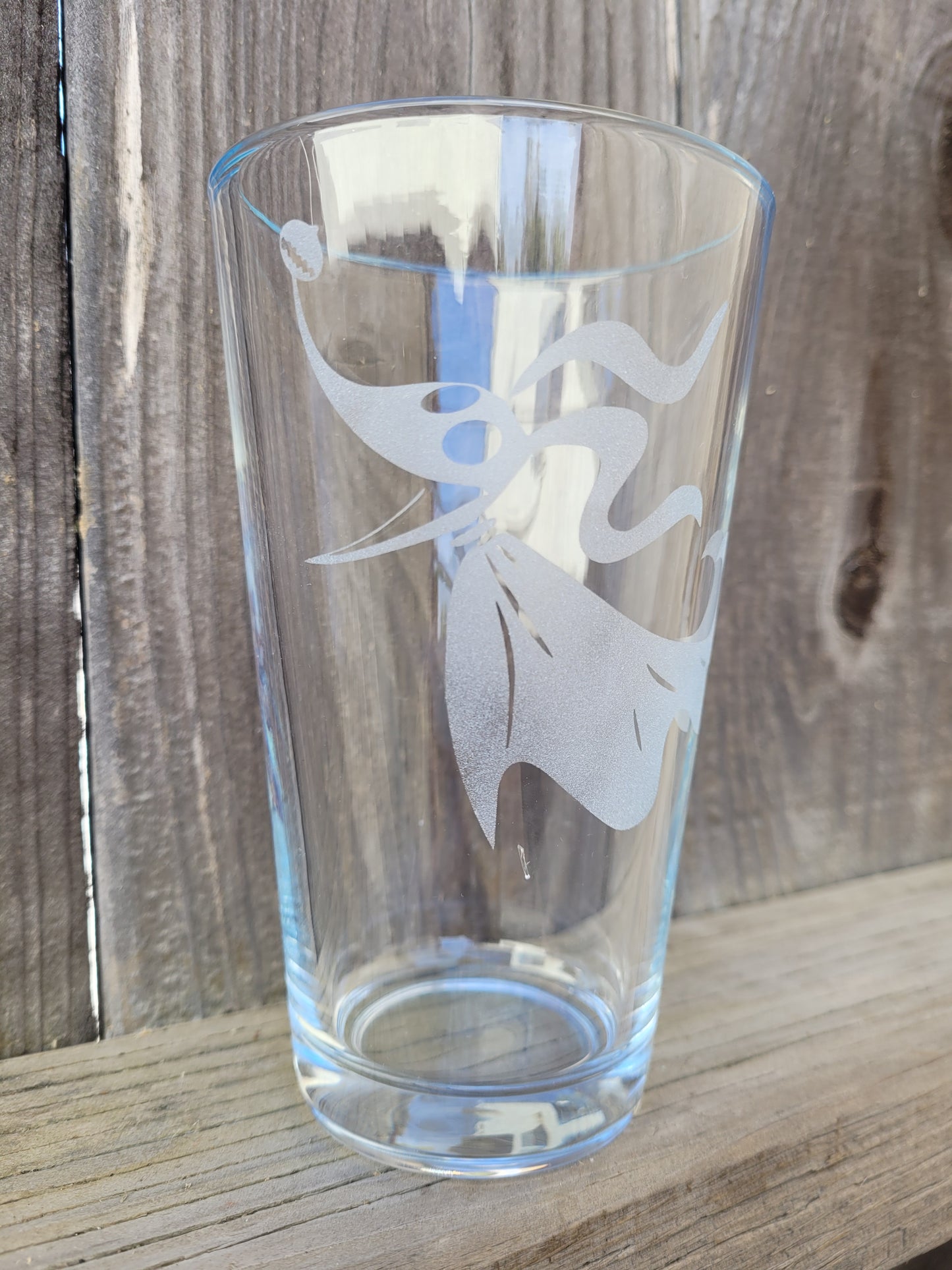 Zero - Nightmare before Christmas Pint Glass - Made to Order