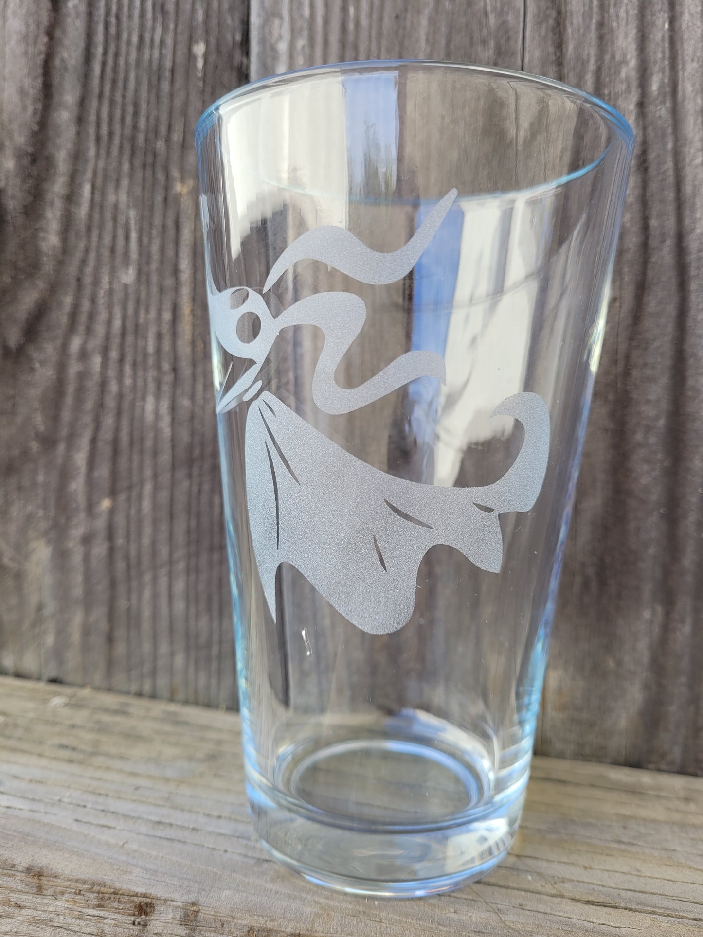 Zero - Nightmare before Christmas Pint Glass - Made to Order