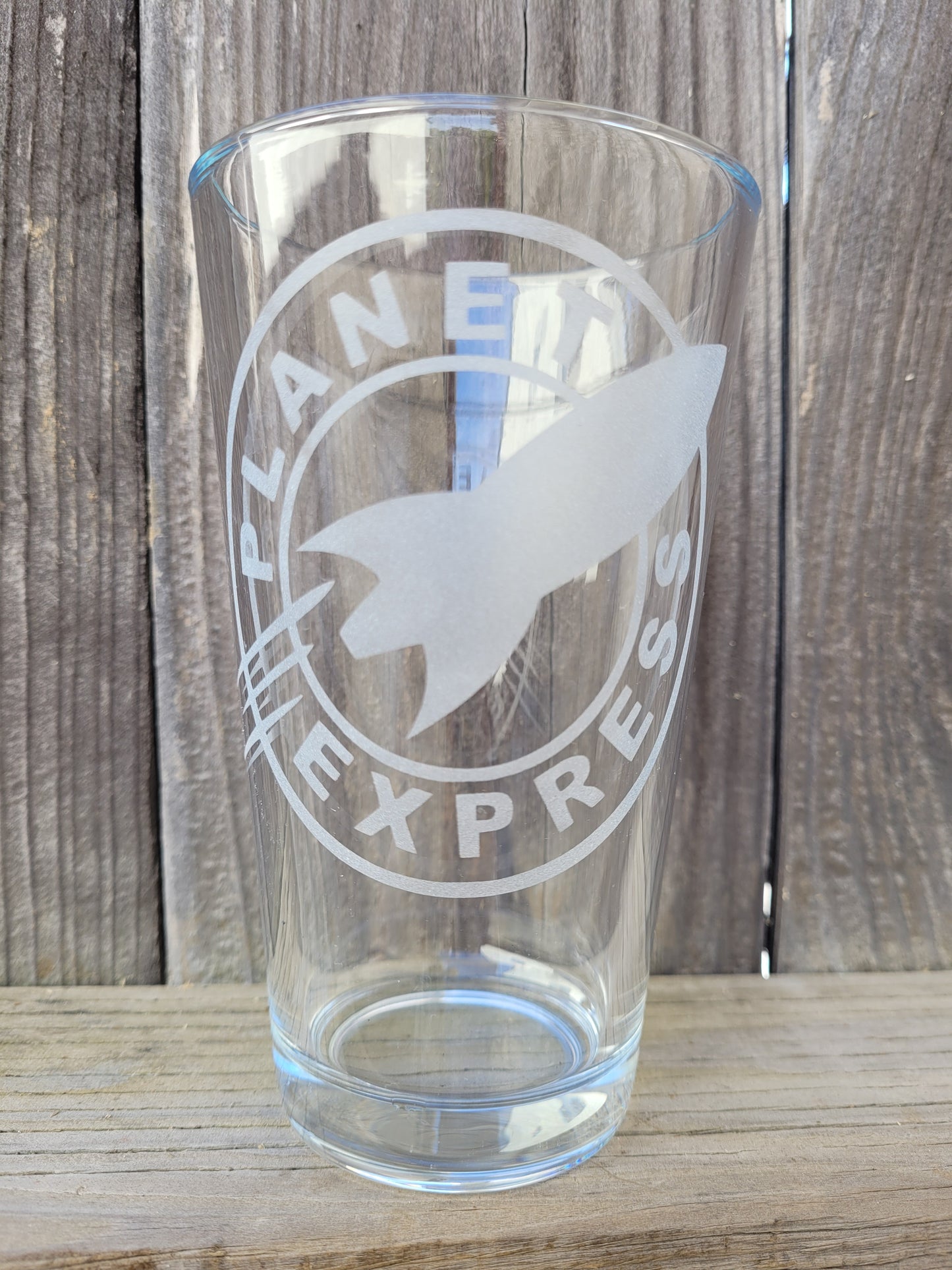 Planet Express - Futurama Pint Glass - Made to Order