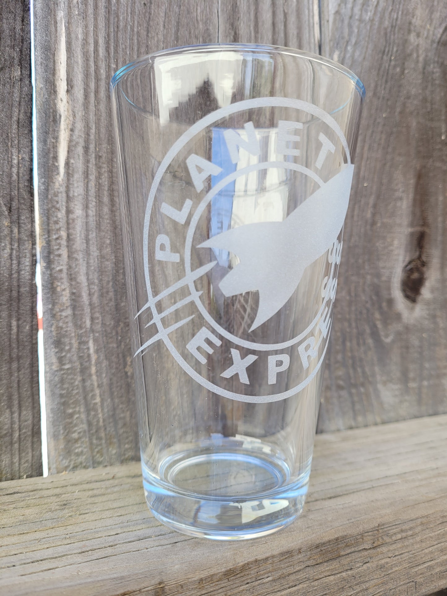 Planet Express - Futurama Pint Glass - Made to Order
