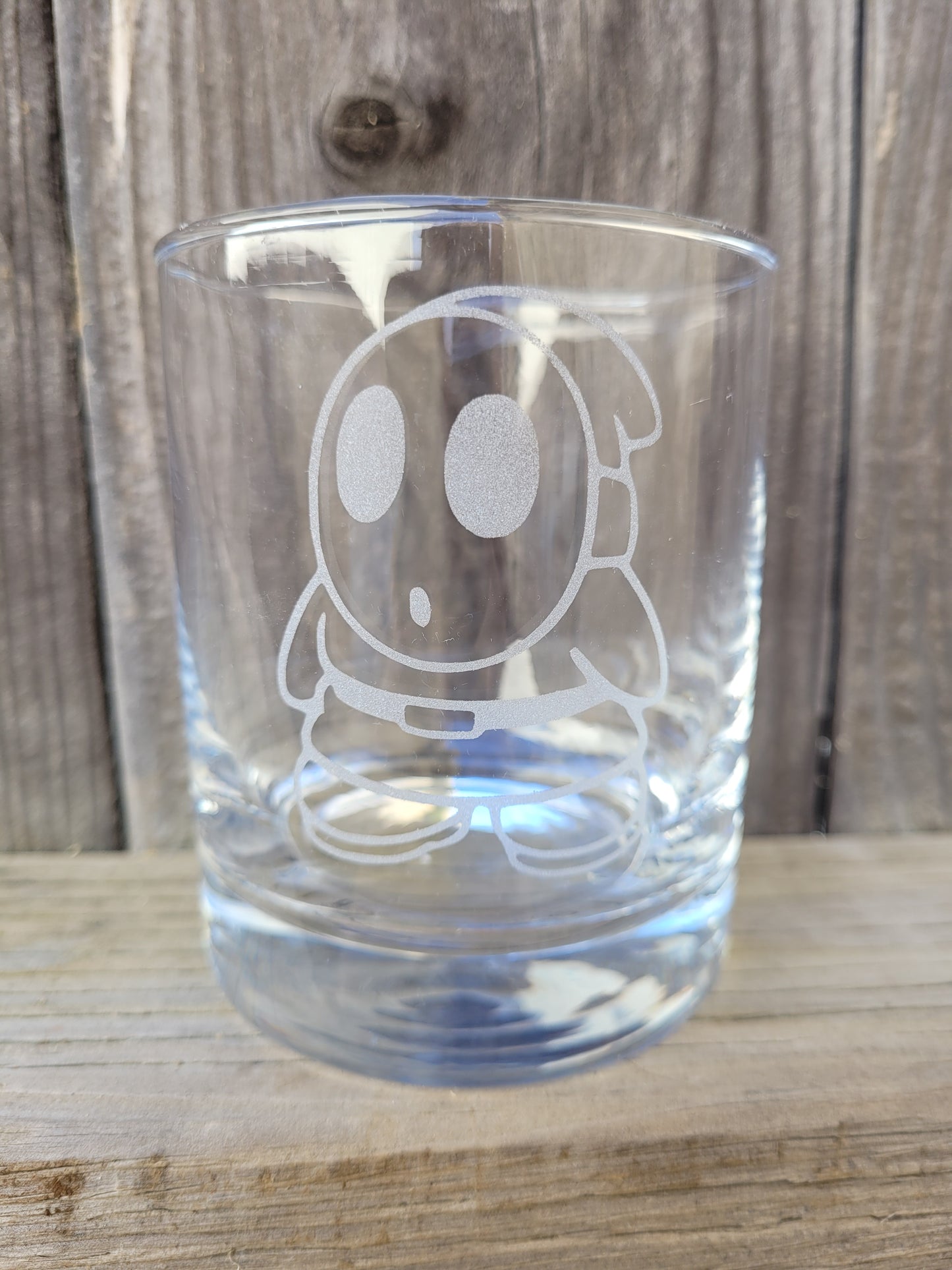 Shy Guy (left) Rocks Glass - Made to Order