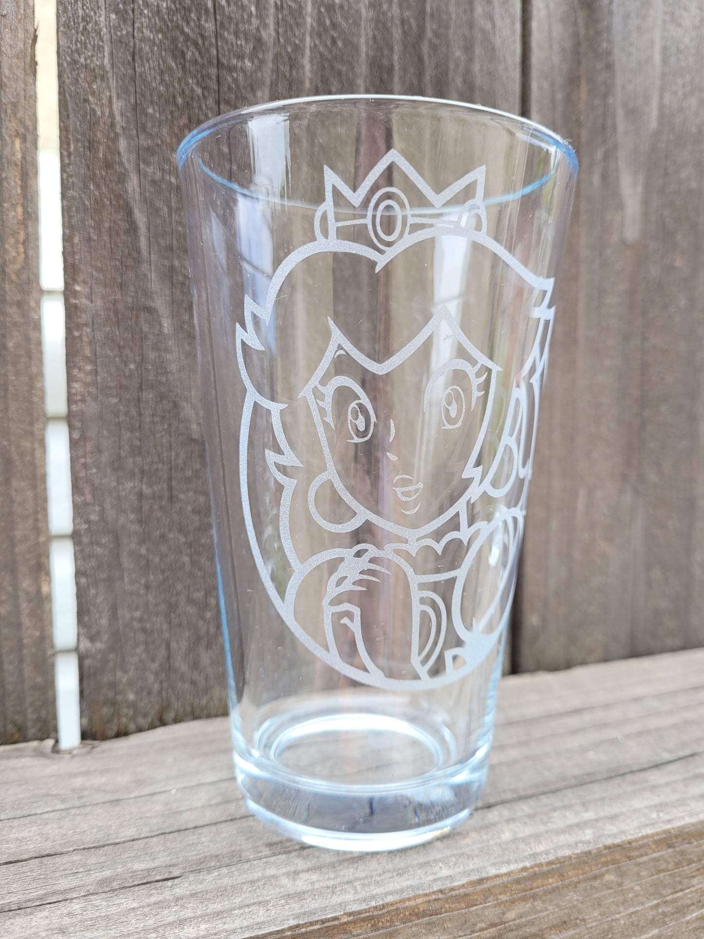 Princess Peach Pint Glass - Made to Order