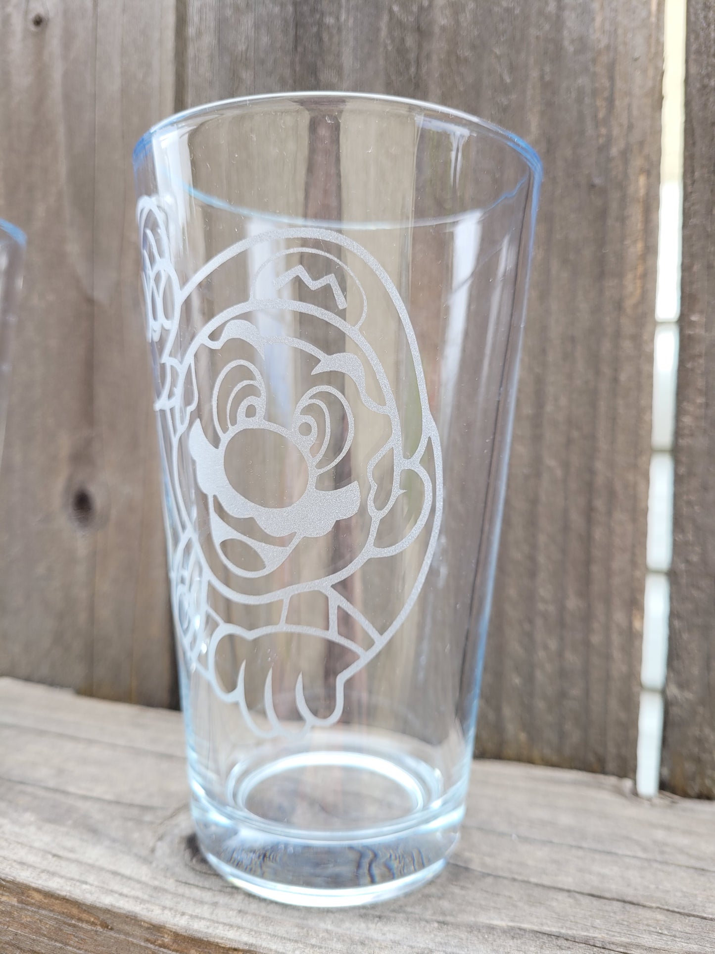 Mario Pint Glass - Made to Order