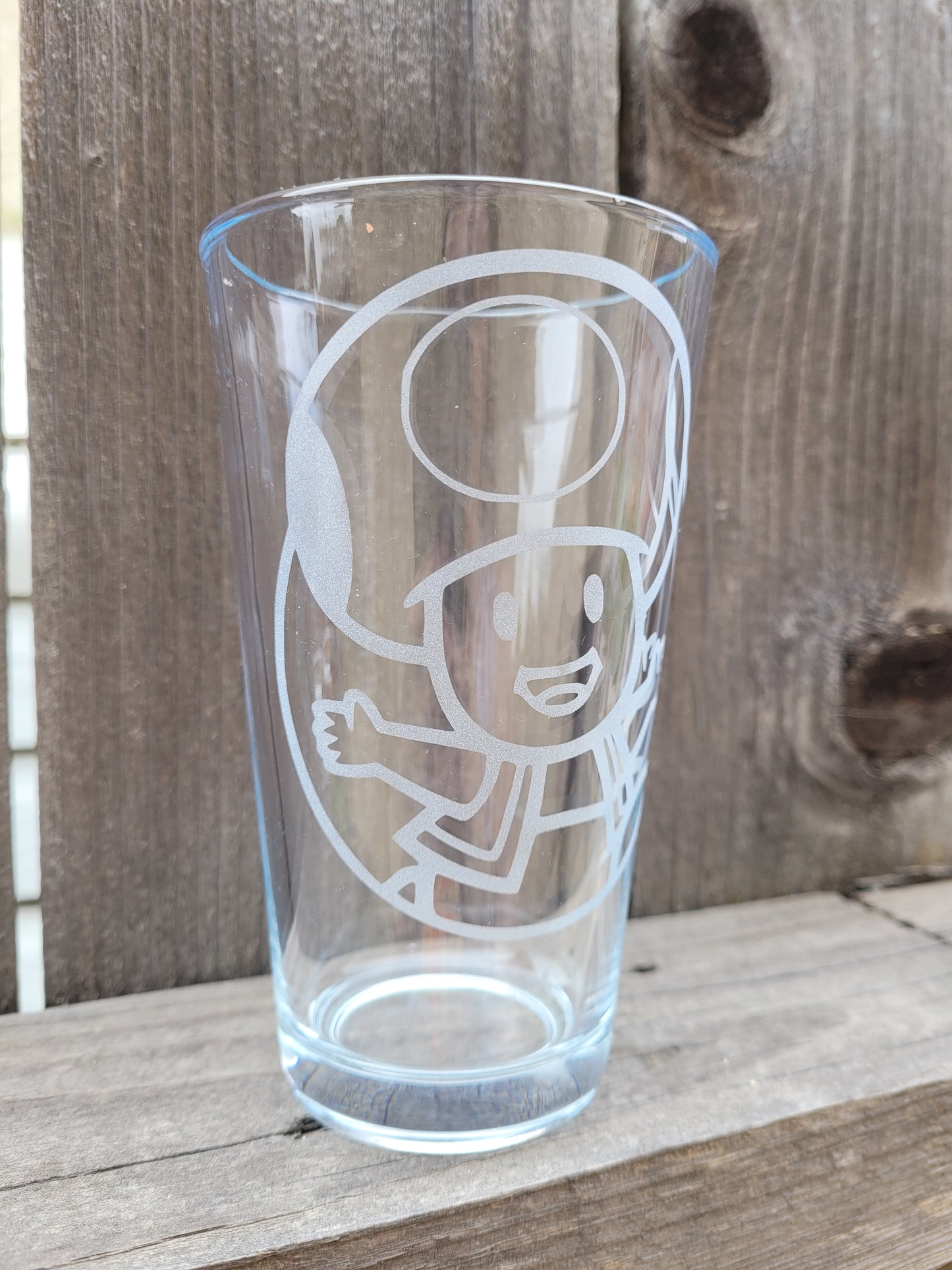Toad Pint Glass - Made to Order