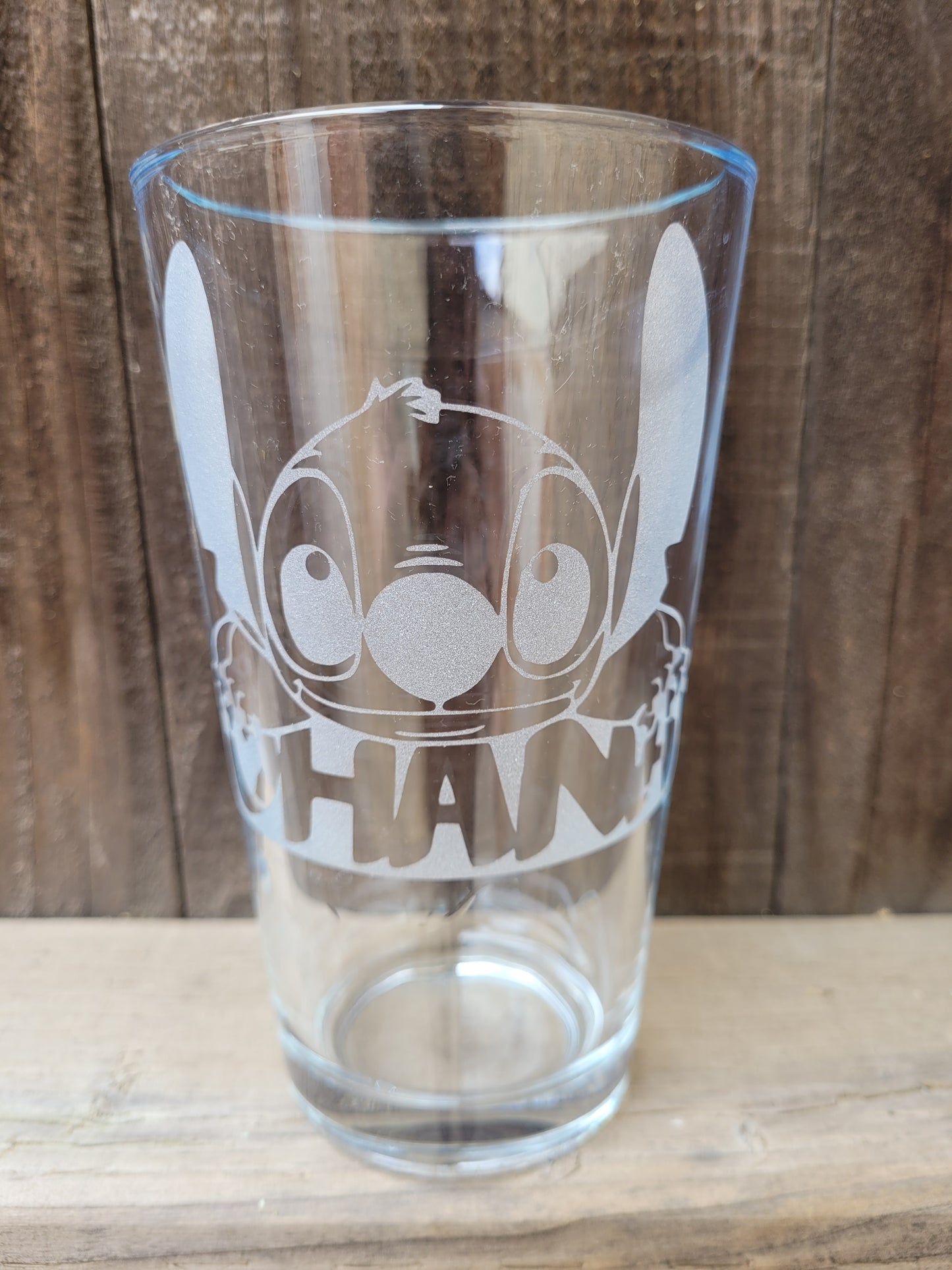 Stitch Ohana Pint Glass - Made to Order
