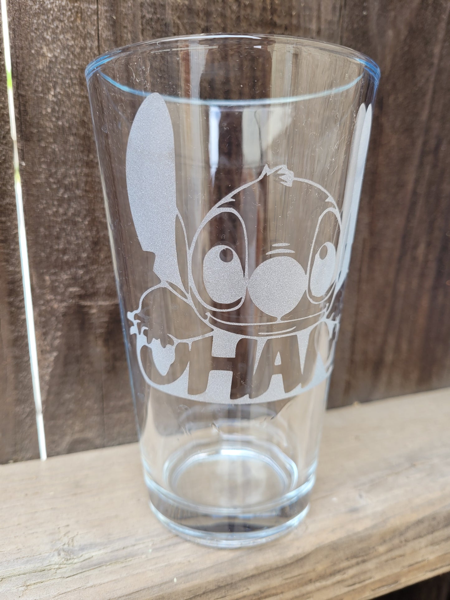 Stitch Ohana Pint Glass - Made to Order