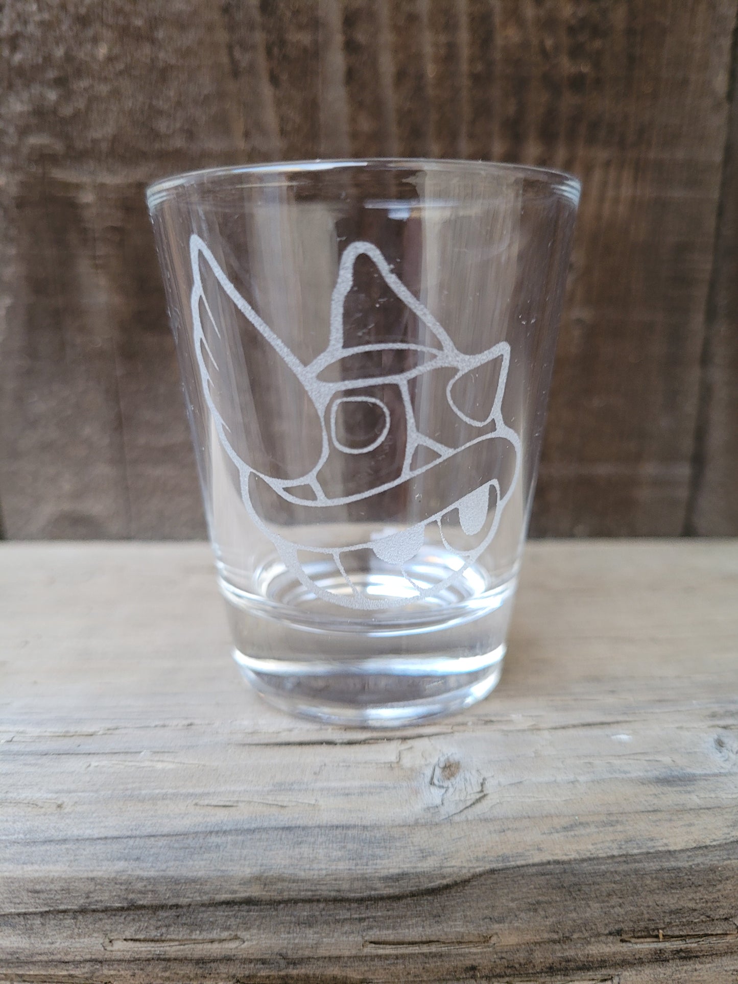 Blue Shell Shot Glass - Made to Order
