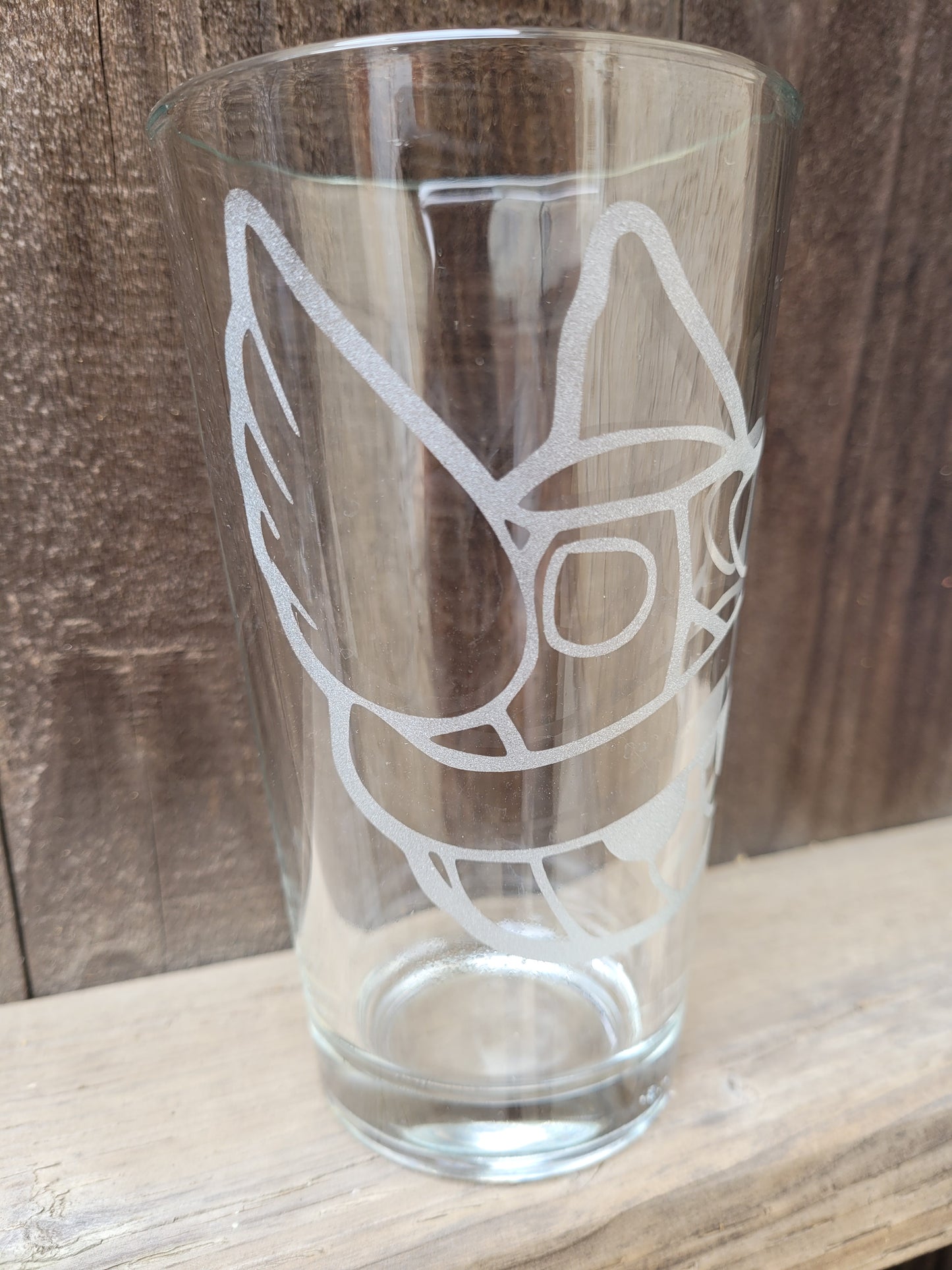 Blue Shell Pint Glass - Made to Order