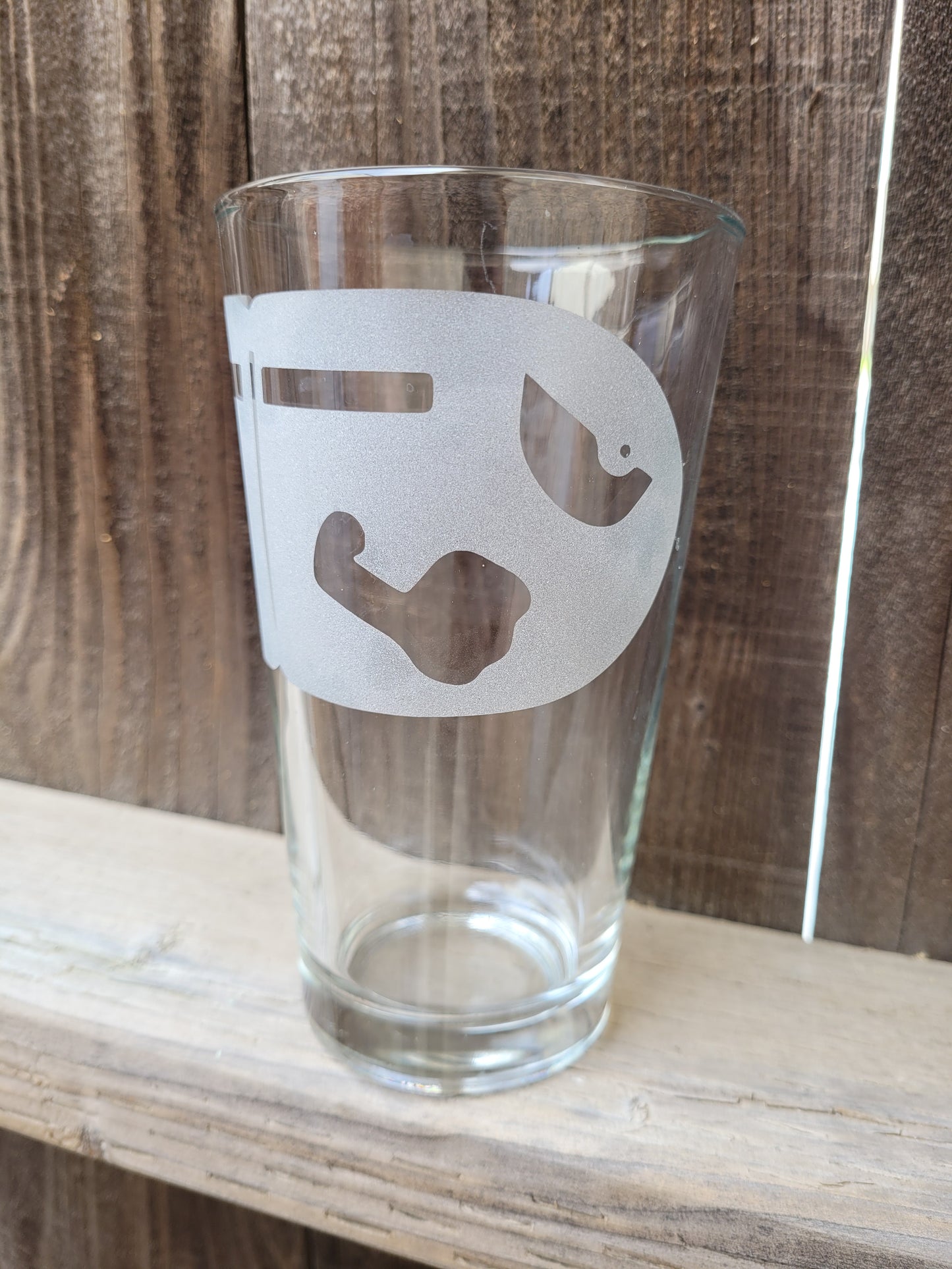 Bullet Bill Pint Glass - Made to Order