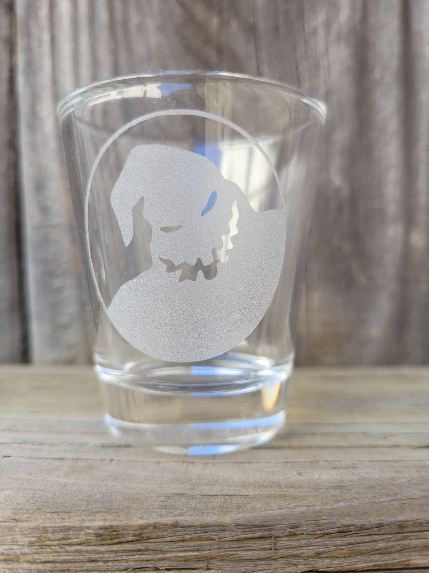 Oogie Boogie 1.5 oz Shot Glass - Made to Order