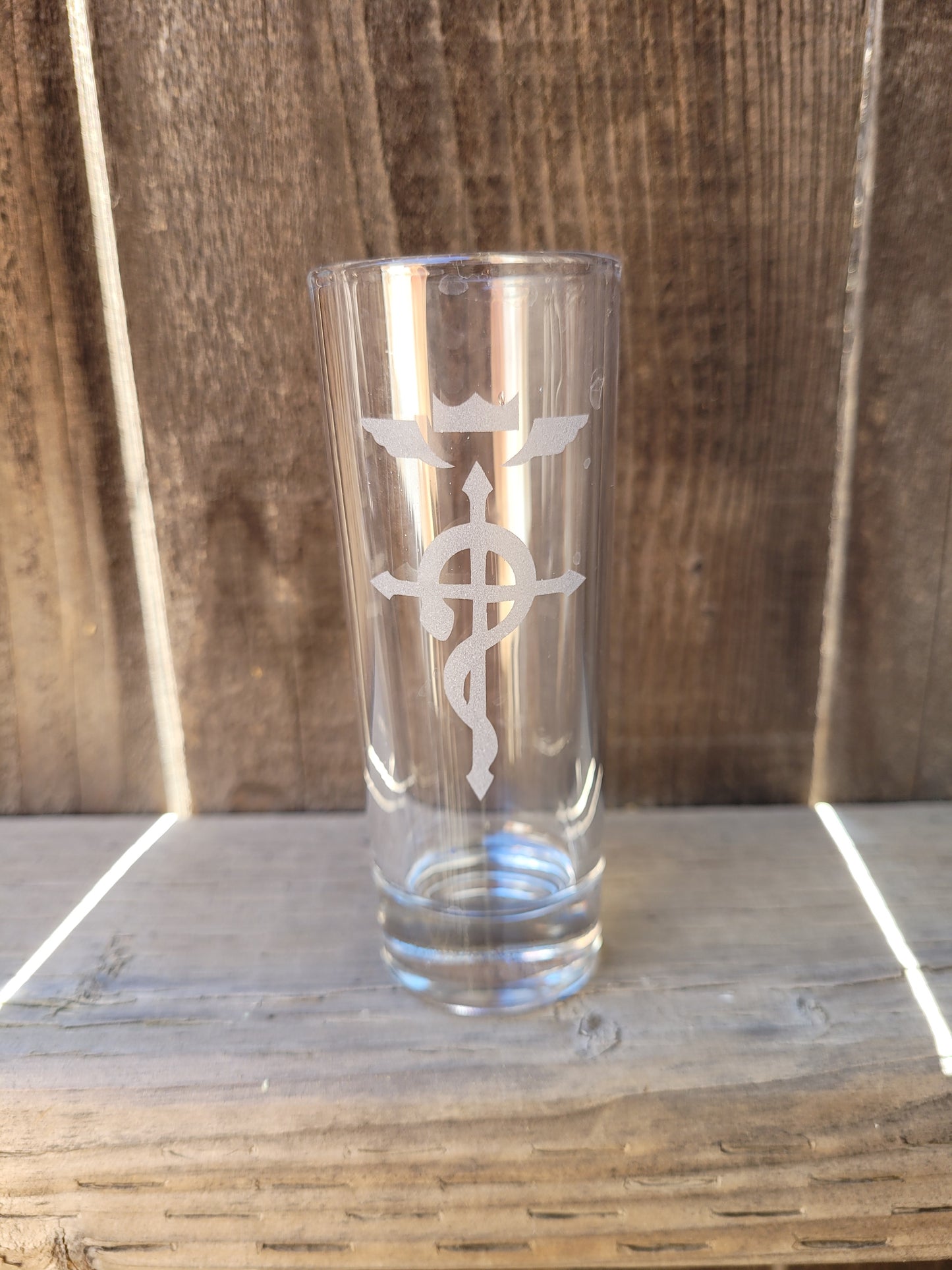 Fullmetal Alchemist Flamel 2 oz Shot Glass - Made to Order