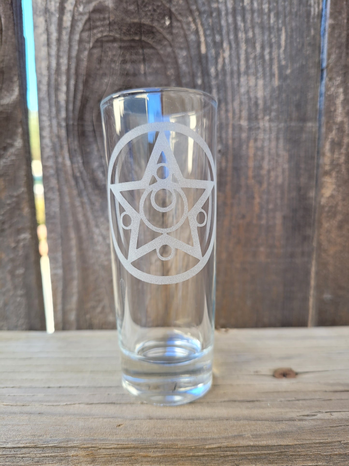 Sailormoon Broach 2 oz Shot Glass - Made to Order