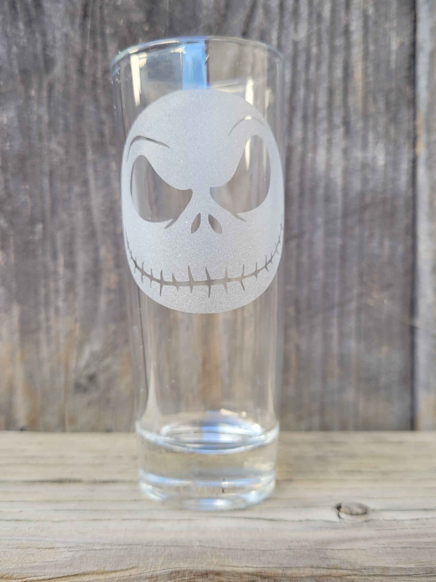 Jack Skellington Face 2 oz Shot Glass - Made to Order