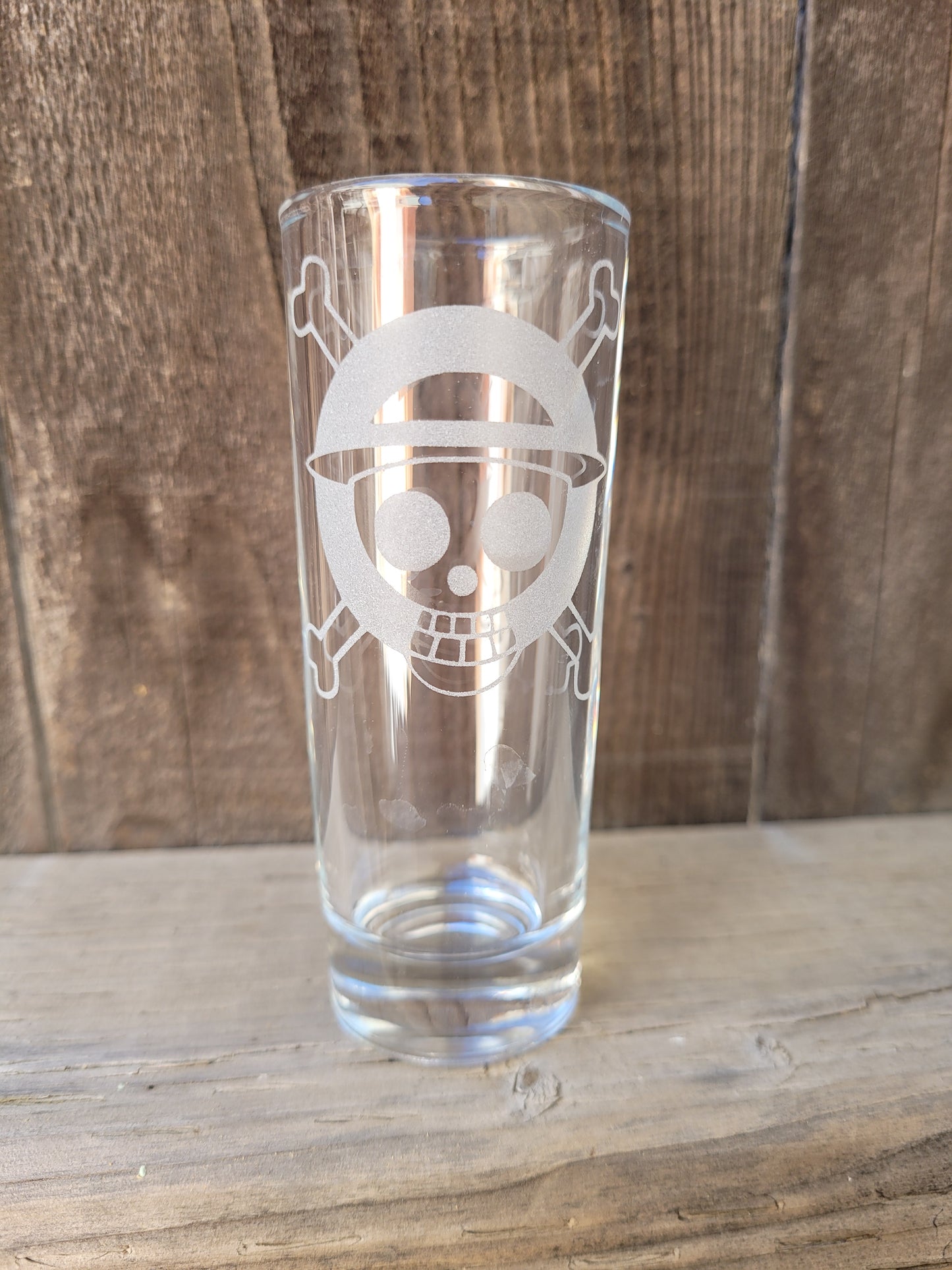 One Piece Straw Hat Pirates 2 oz Shot Glass - Made to Order