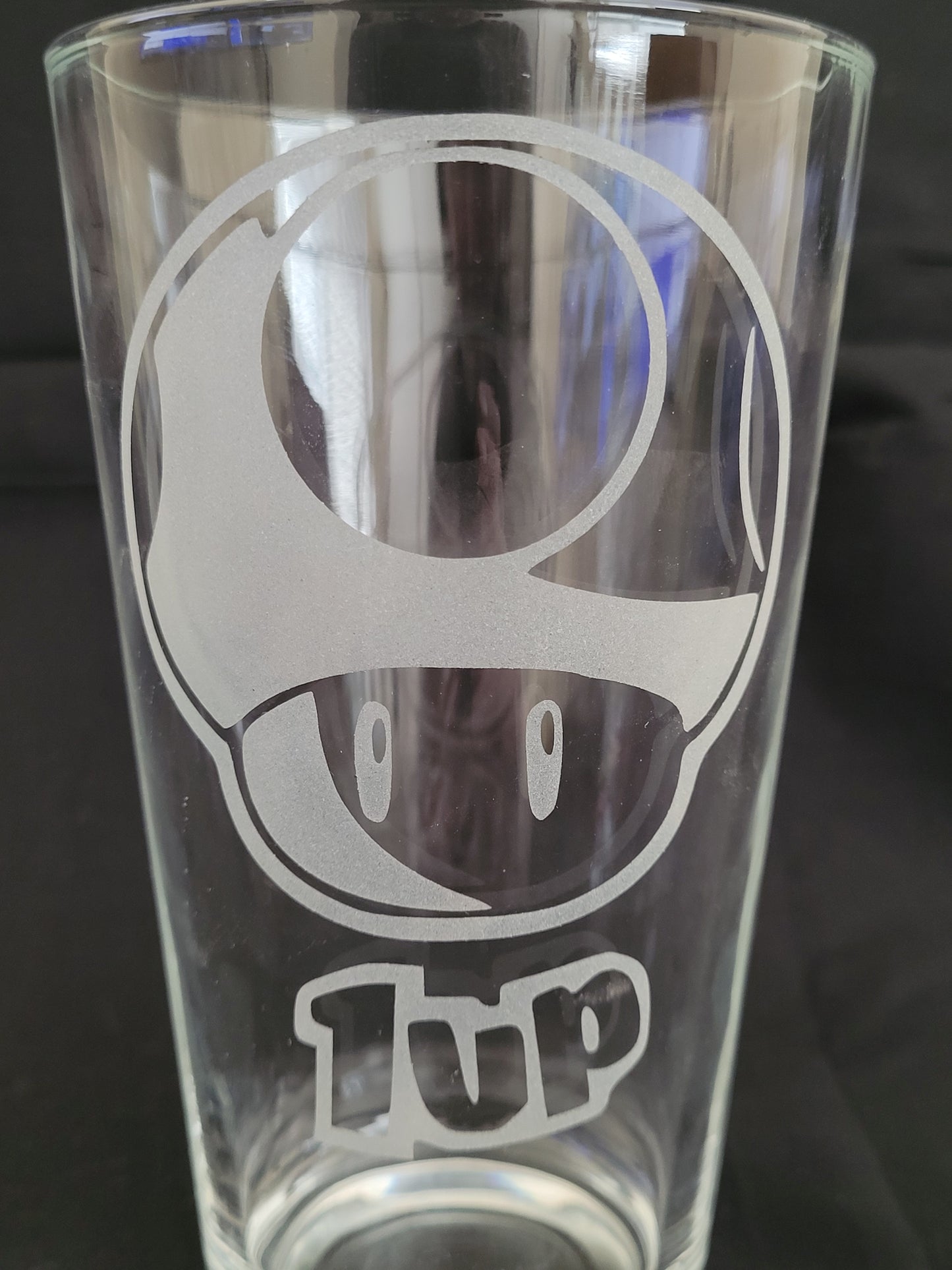 Mario 1 up Pint Glass - Made to Order