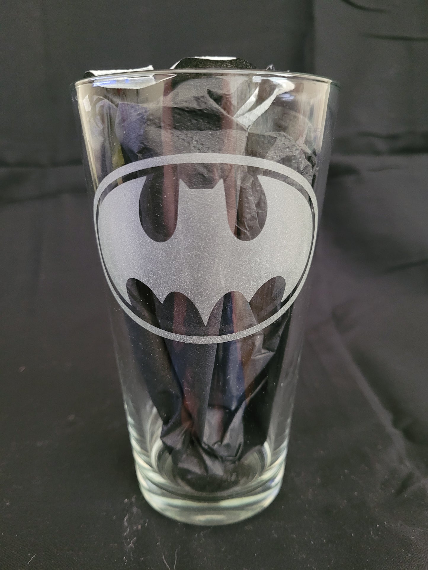 Batman batsignal Pint Glass - Made to Order