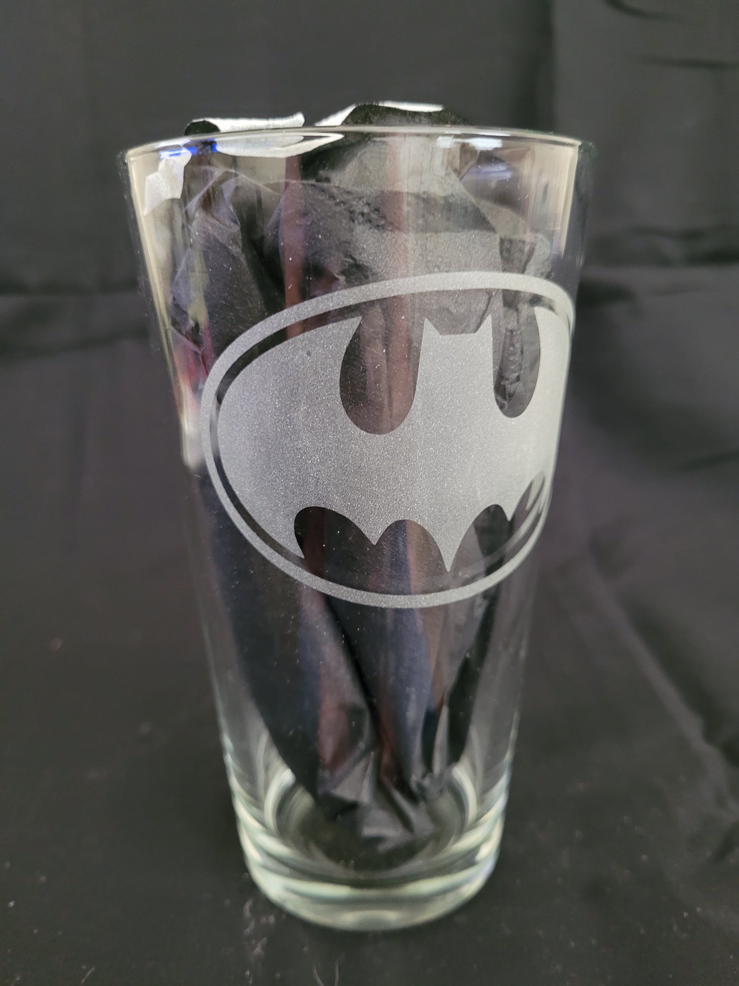 Batman batsignal Pint Glass - Made to Order