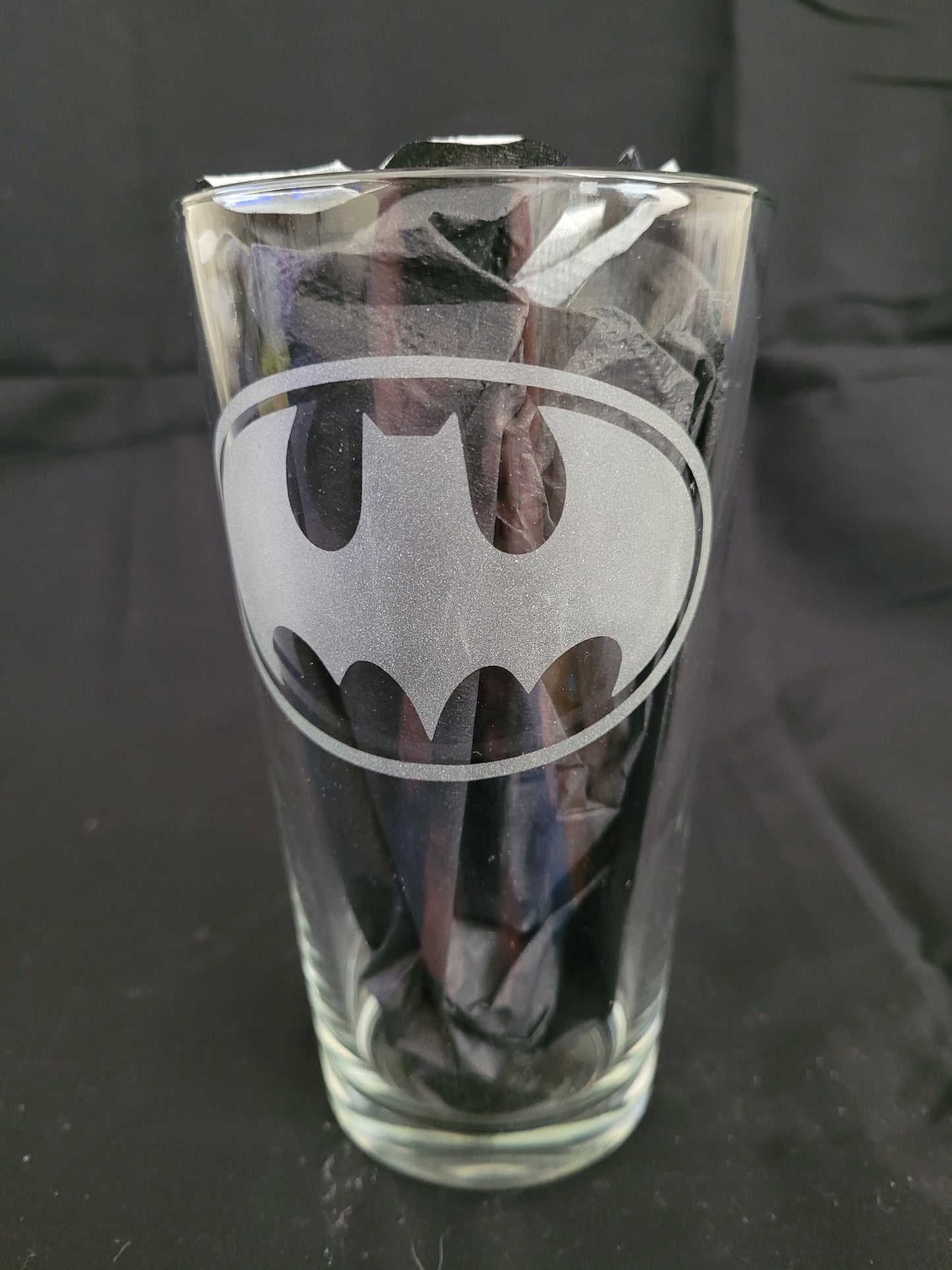 Batman batsignal Pint Glass - Made to Order