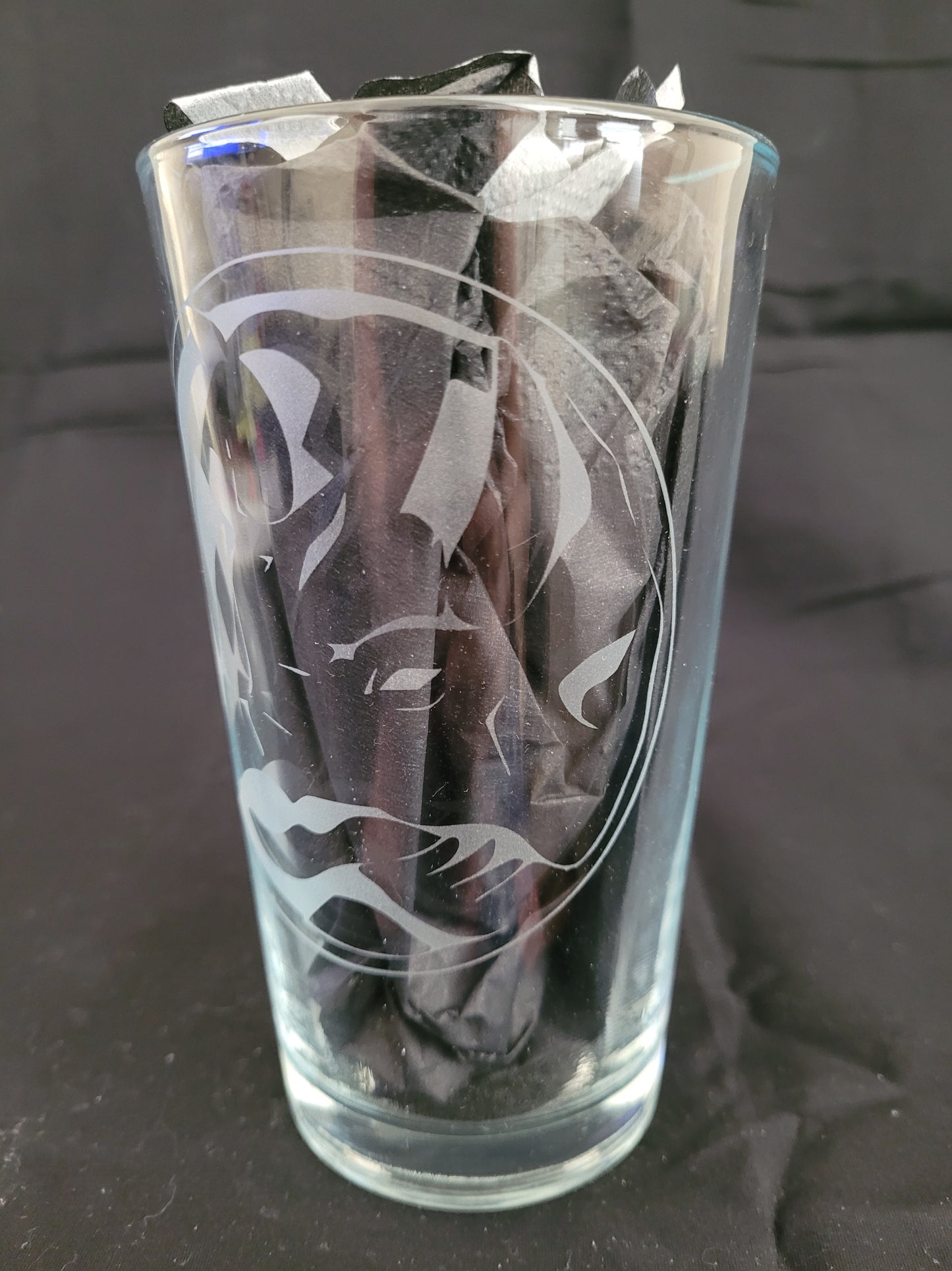 Blue Ranger Triceratops Power Coin Pint Glass - Made to Order