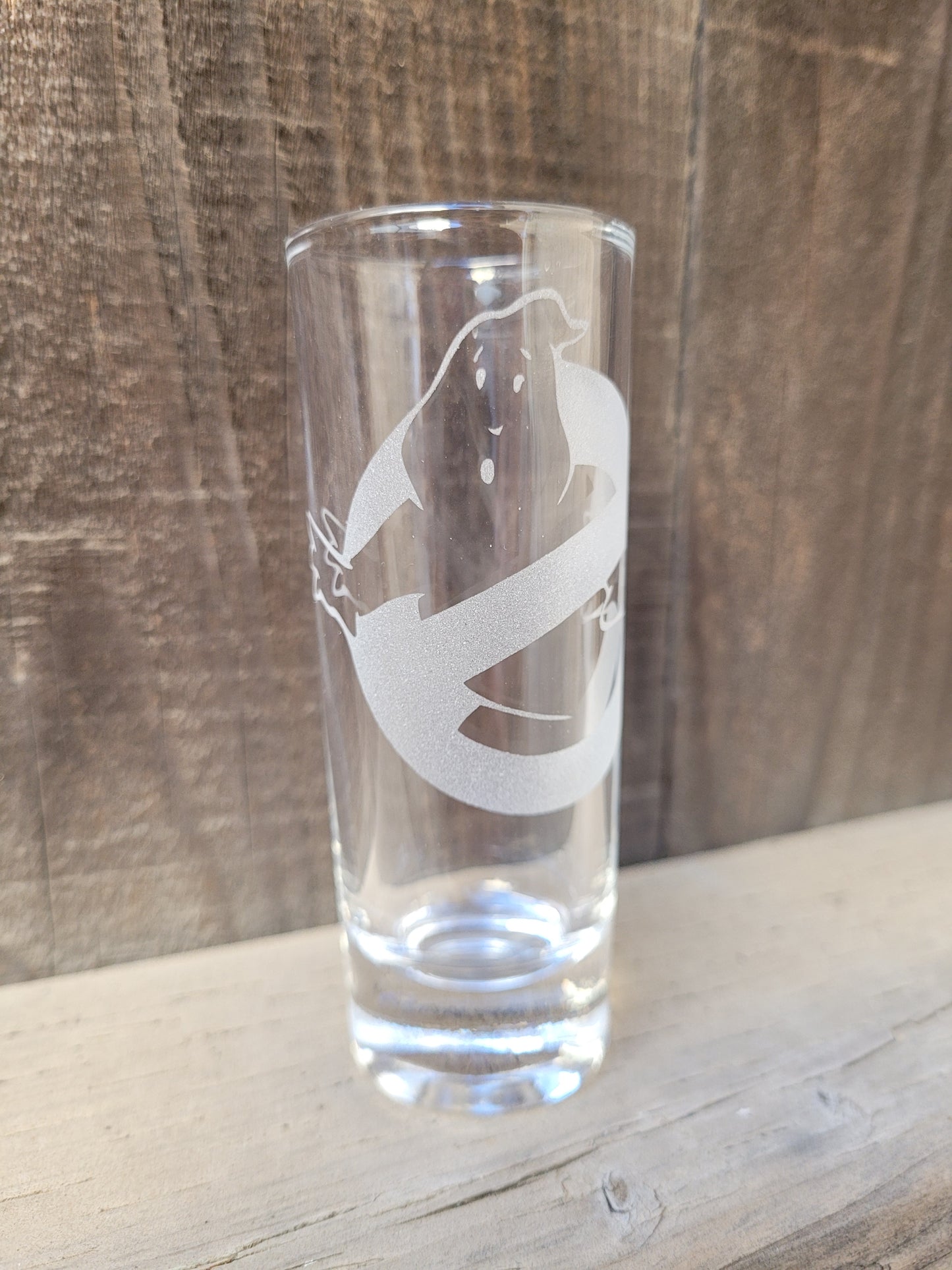 Ghostbusters No Ghosts 2 oz Shot Glass - Made to Order