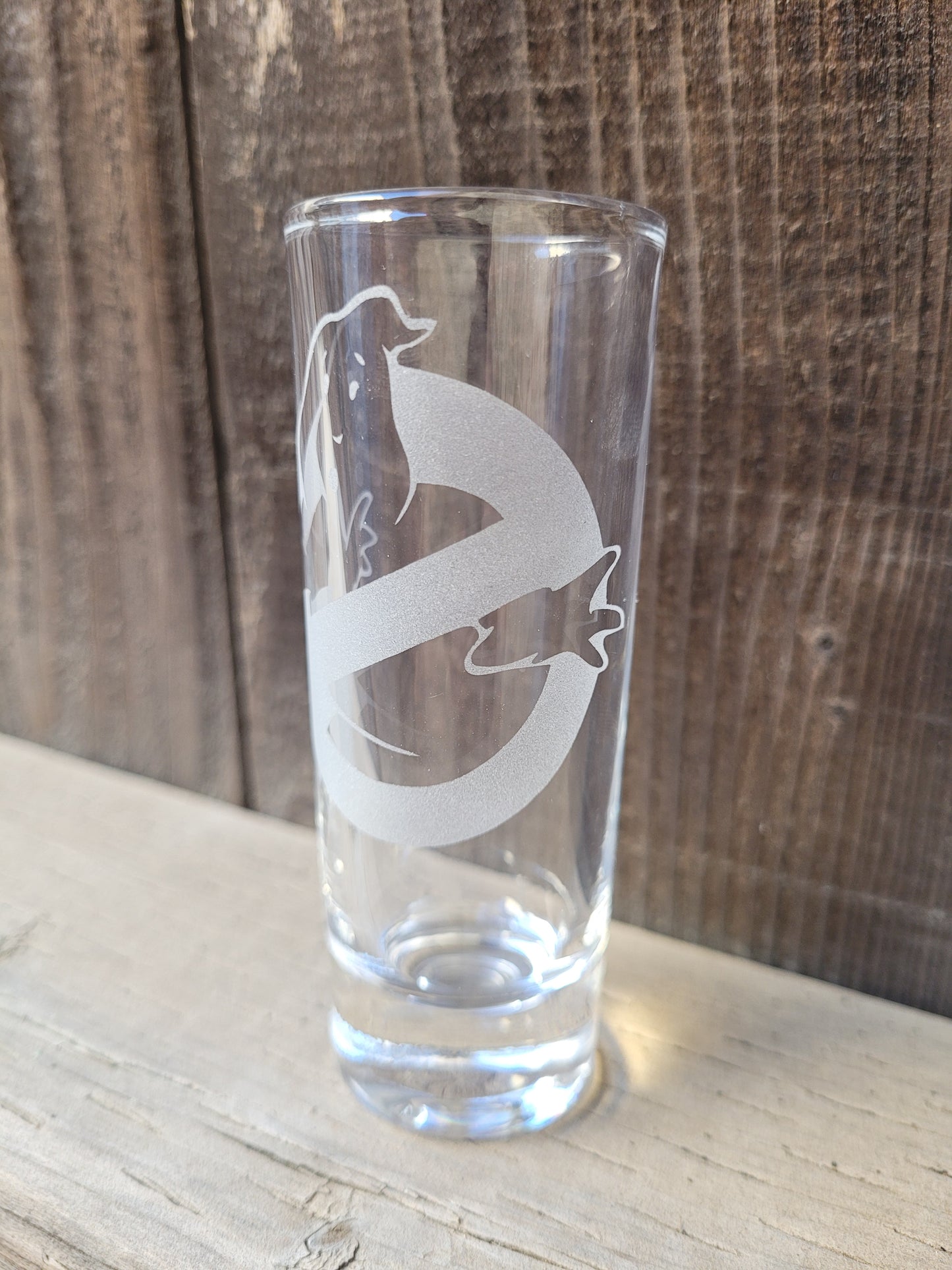 Ghostbusters No Ghosts 2 oz Shot Glass - Made to Order