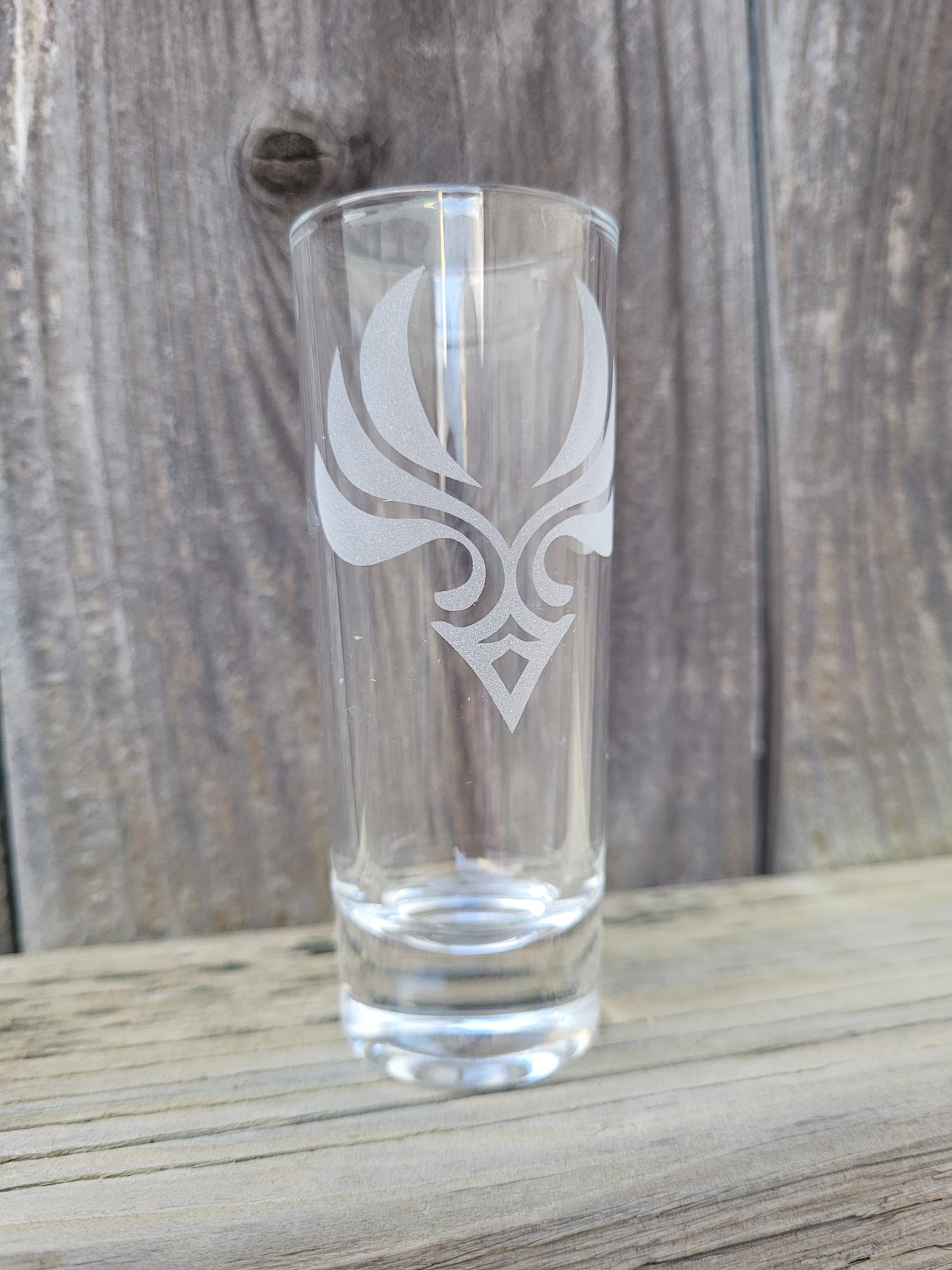 Genshin Impact Anemo 2 oz Shot Glass - Made to Order
