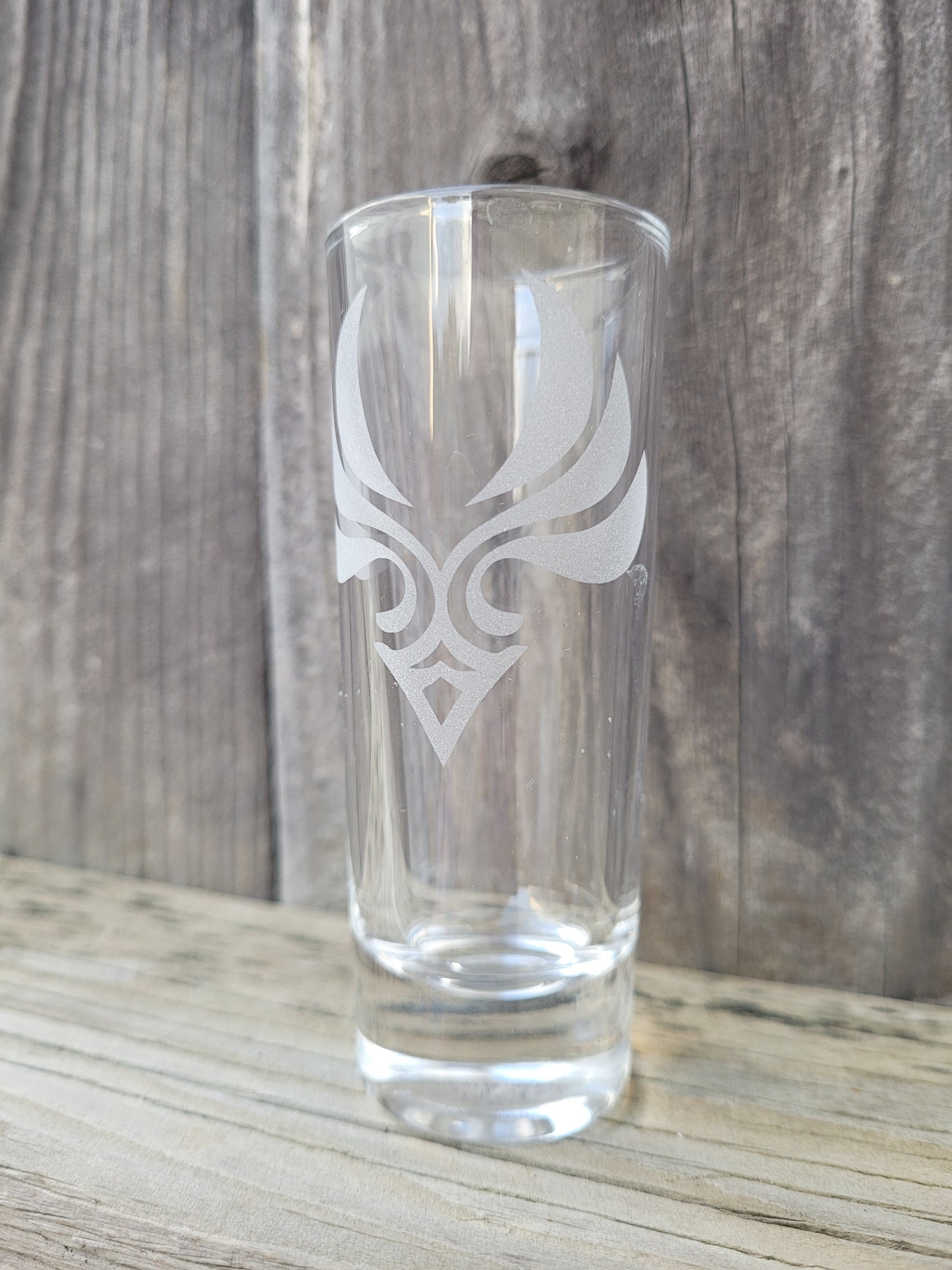 Genshin Impact Anemo 2 oz Shot Glass - Made to Order
