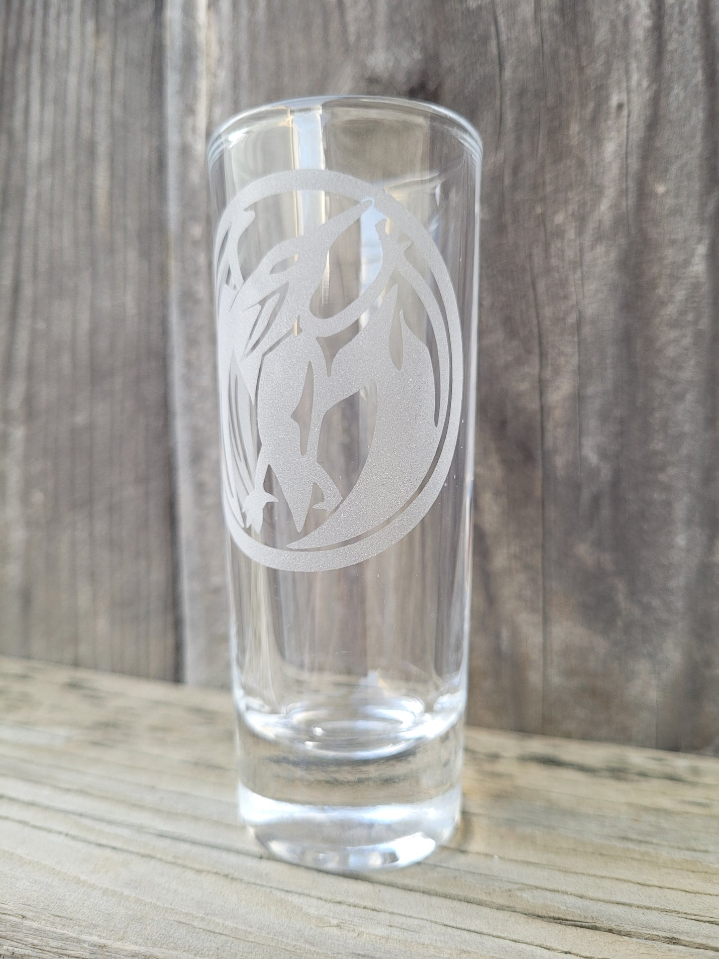 Pink Ranger Pterodactyl Power Coin 2 oz Shot Glass - Made to Order