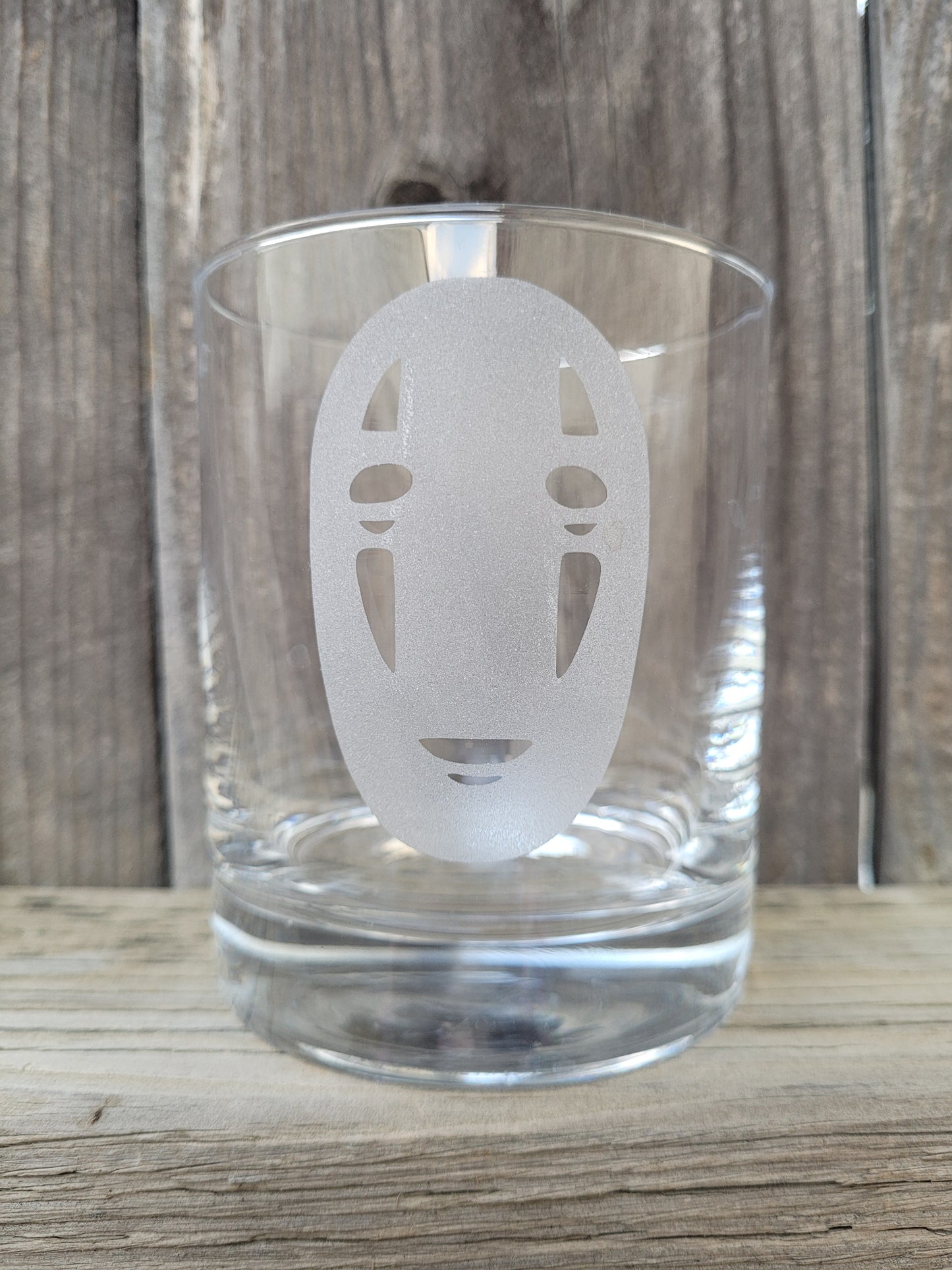No-Face Rocks Glass - Made to Order