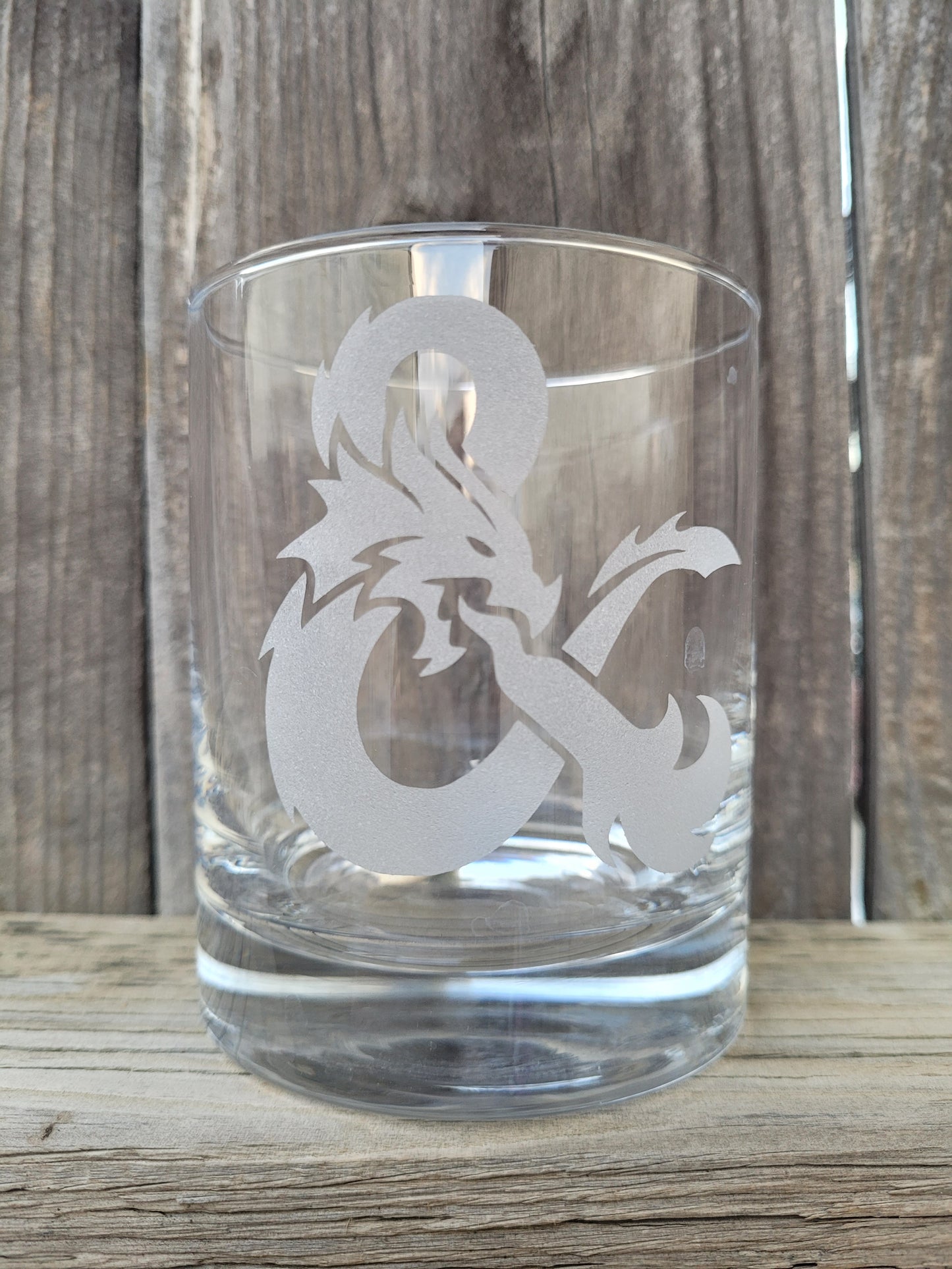 DnD Logo Rocks Glass - Made to Order