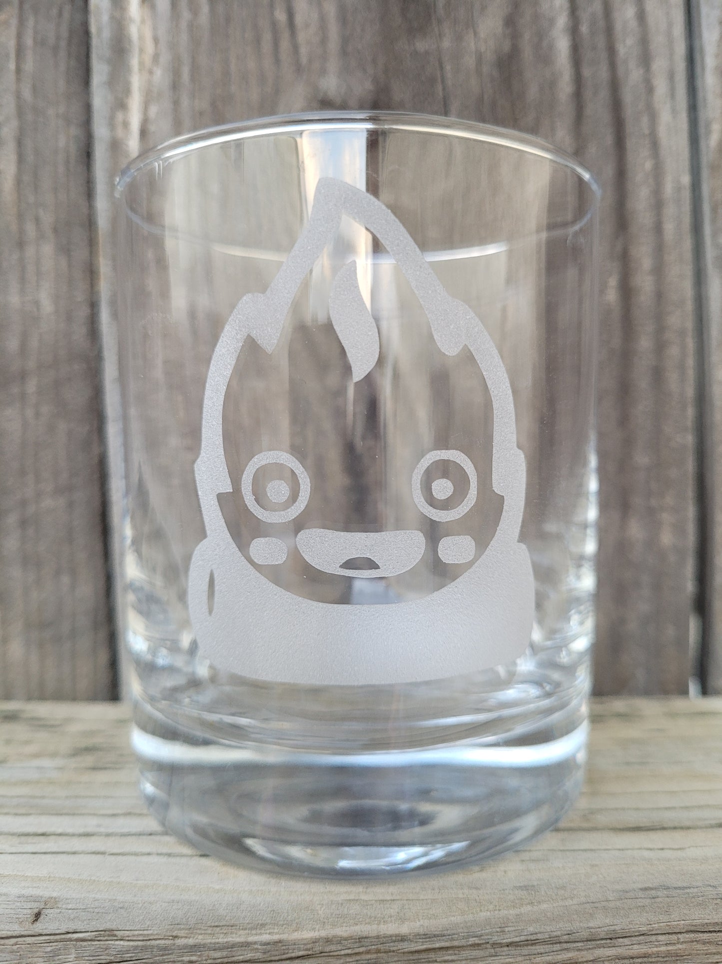 Calcifur (Howl's Moving Castle) Rocks Glass - Made to Order
