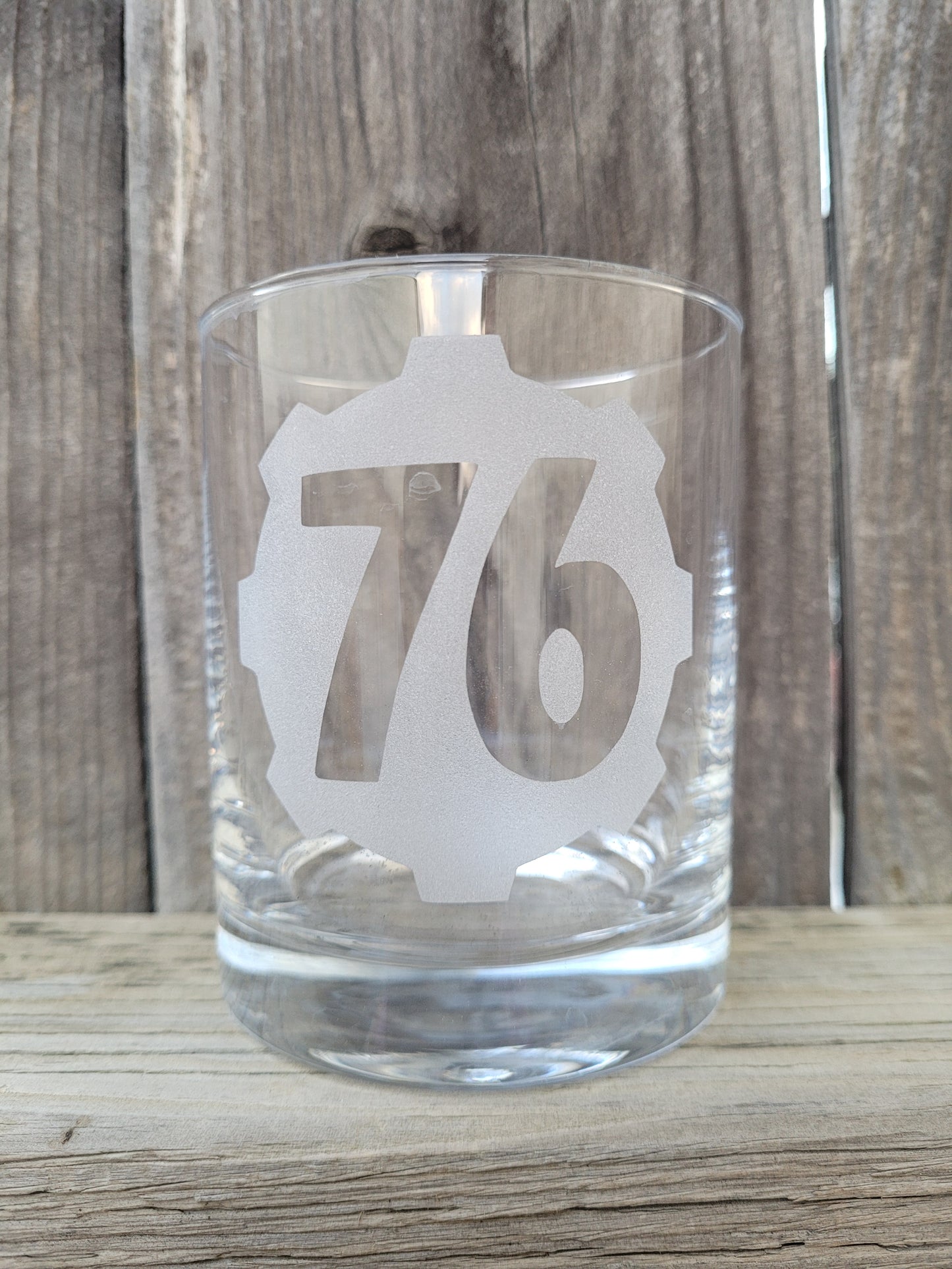 Vault 76 Fallout Rocks Glass - Made to Order