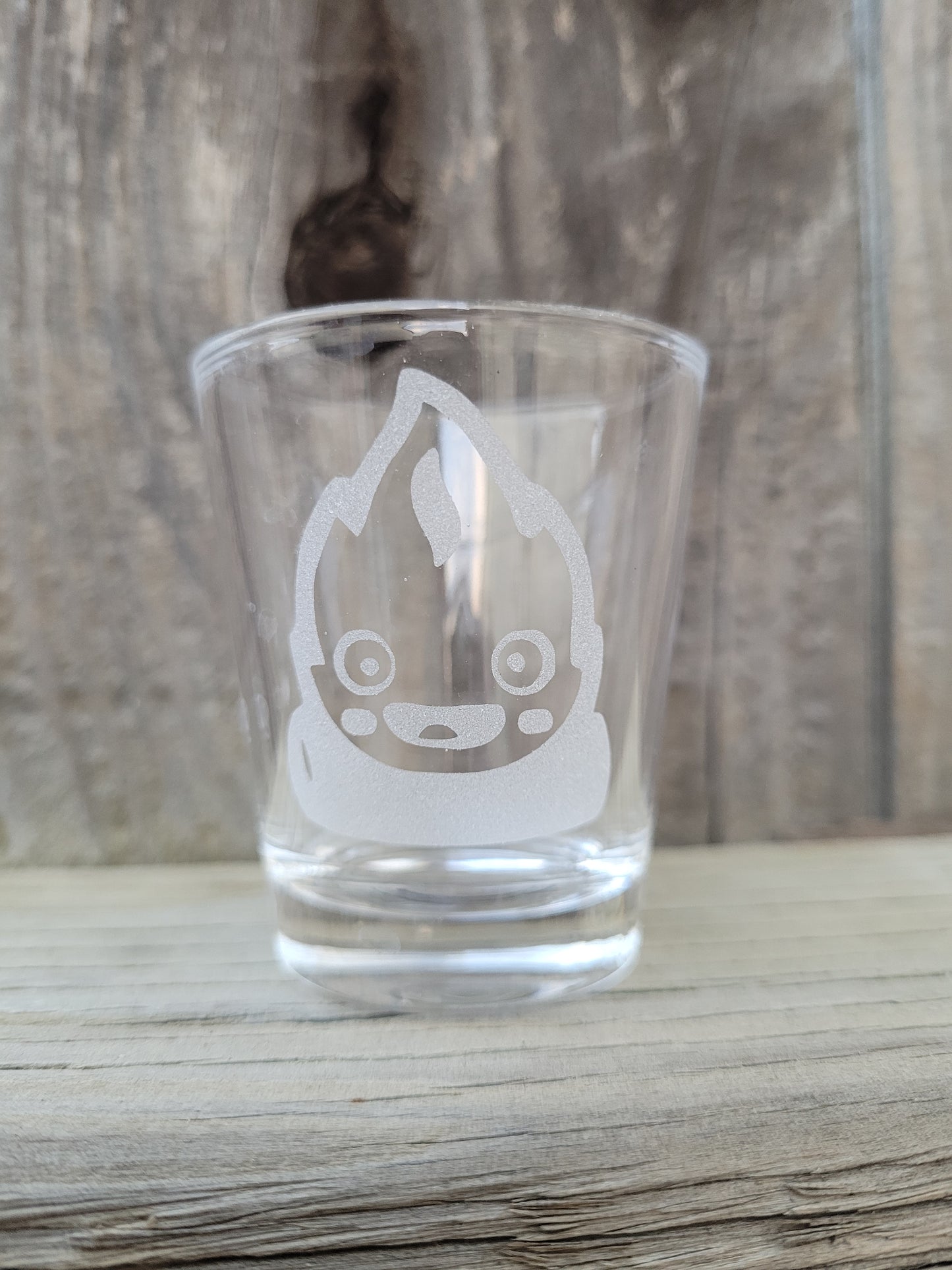 Calcifur (Howl's Moving Castle) 1.5 oz Shot Glass - Made to Order