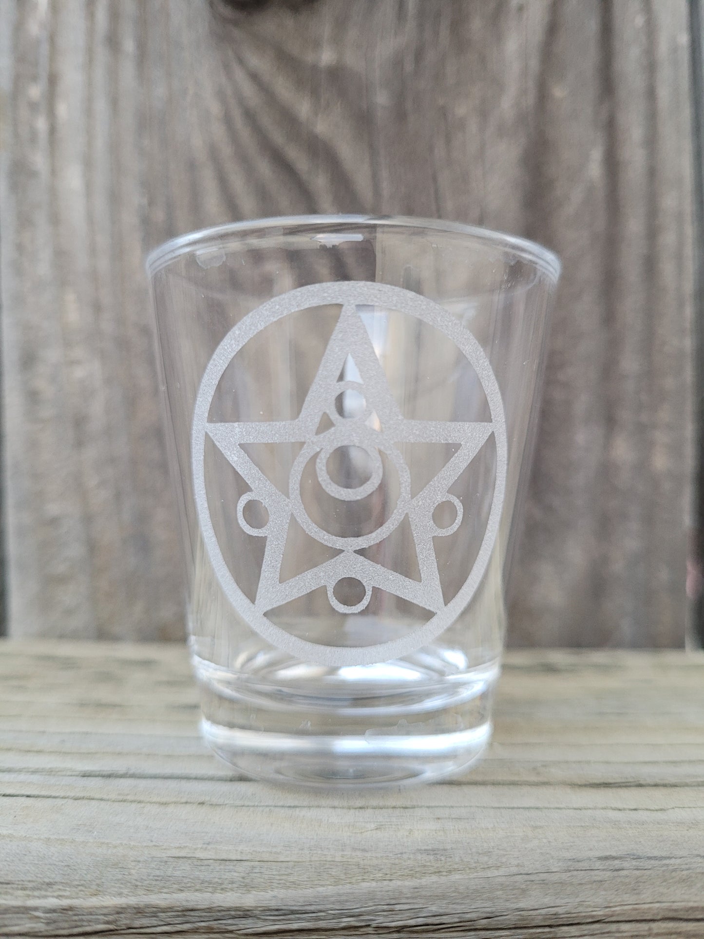 Sailor Moon Broach 1.5 oz Shot Glass - Made to Order