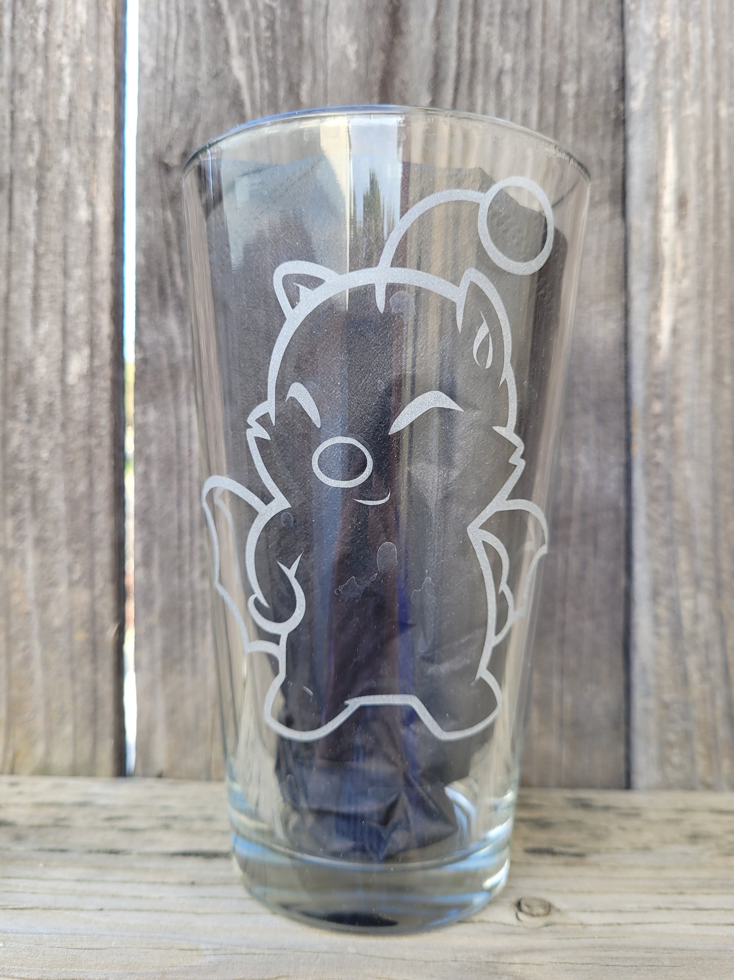 Moogle Final Fantasy Pint Glass - Made to Order