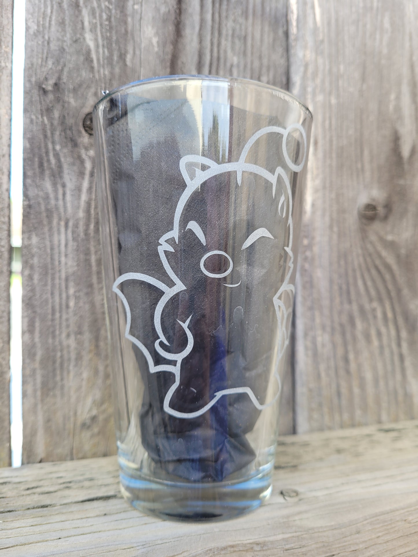 Moogle Final Fantasy Pint Glass - Made to Order