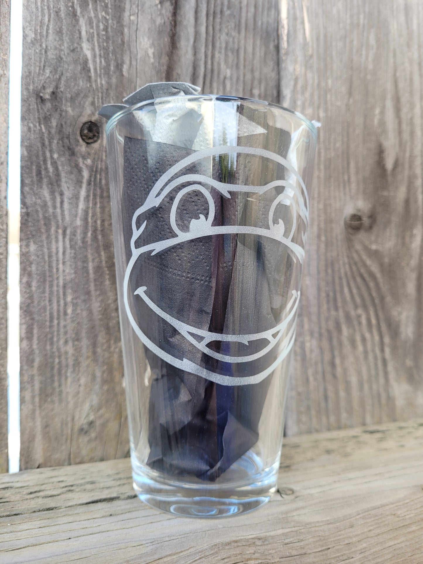 Teenage Mutant Ninja Turtle Pint Glass - Made to Order