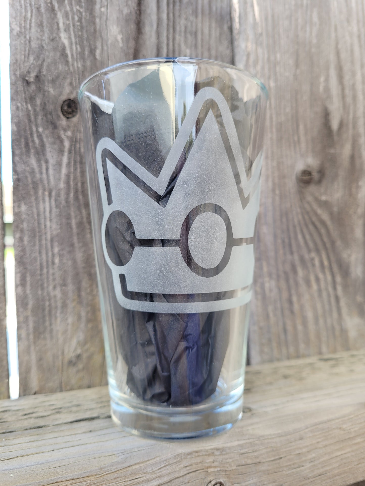Princess Peach Crown Pint Glass - Made to Order